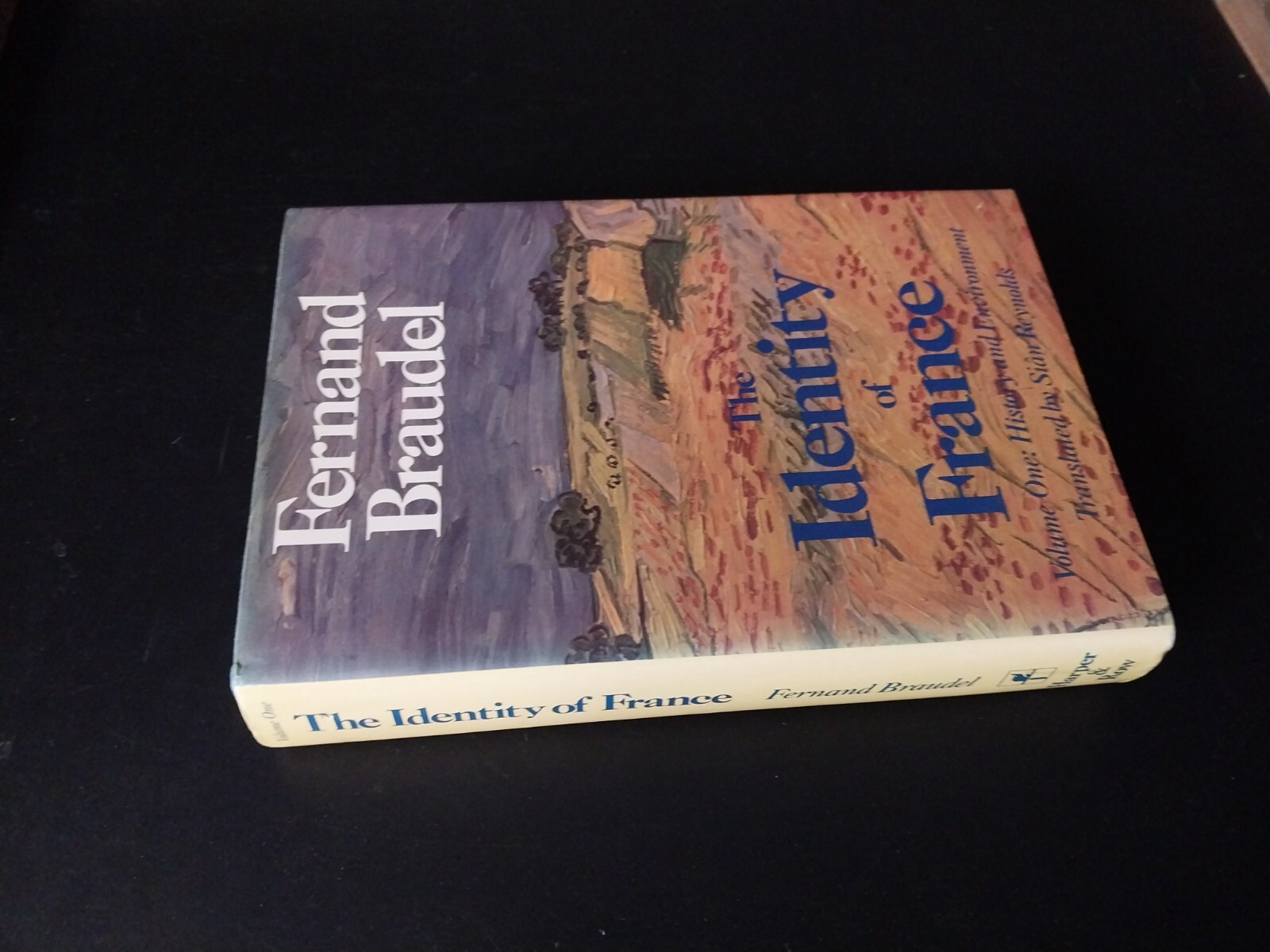 Fernand Braudel – The Identity of France Vol I – First US Edition First Printing
