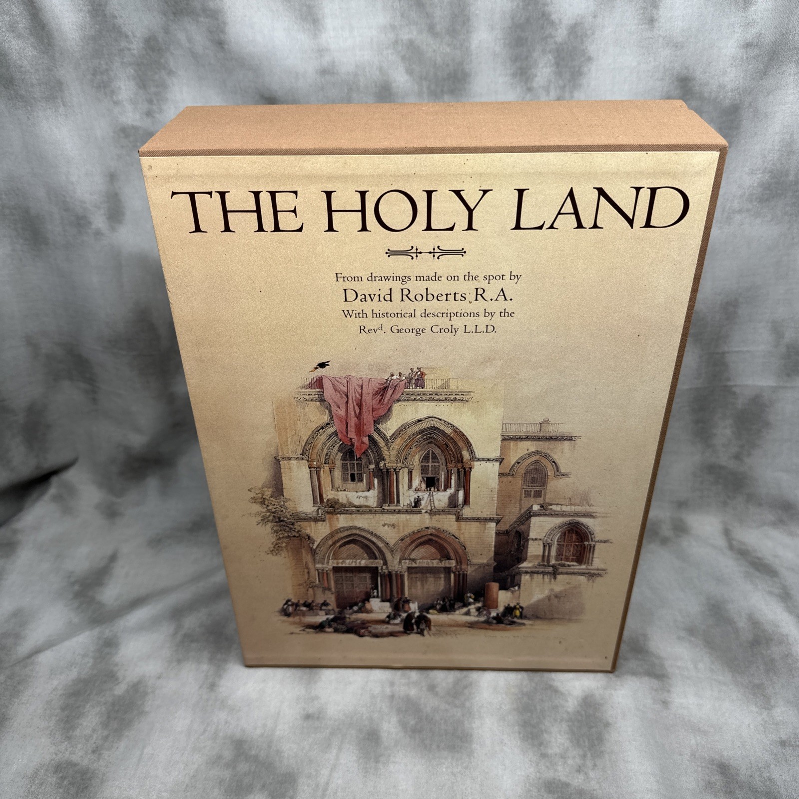 Egypt & Nubia-The Holy Land David Roberts 3 Vol HC Book Set slipcase Great Shape