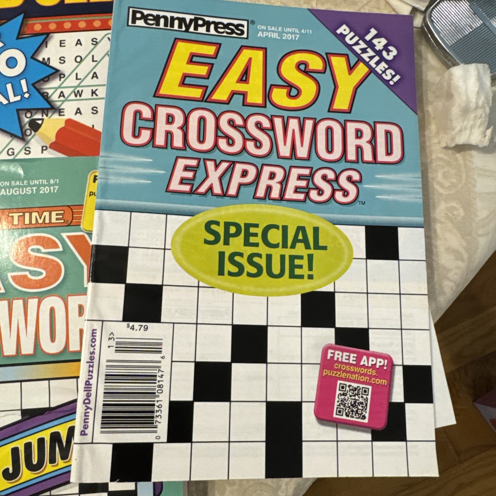 Lot of 14 Dell Penny Press ALL EASY Crossword Puzzle Books Unsorted