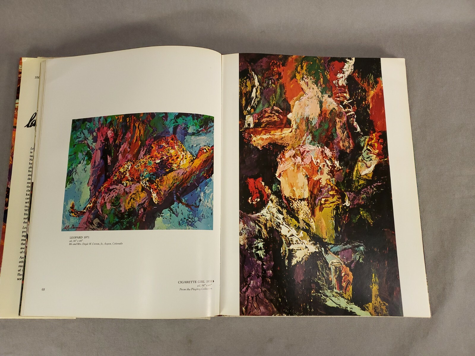 Signed LeRoy Neiman Art & Lifestyle Book 350 Reproductions 1st Edition 1974