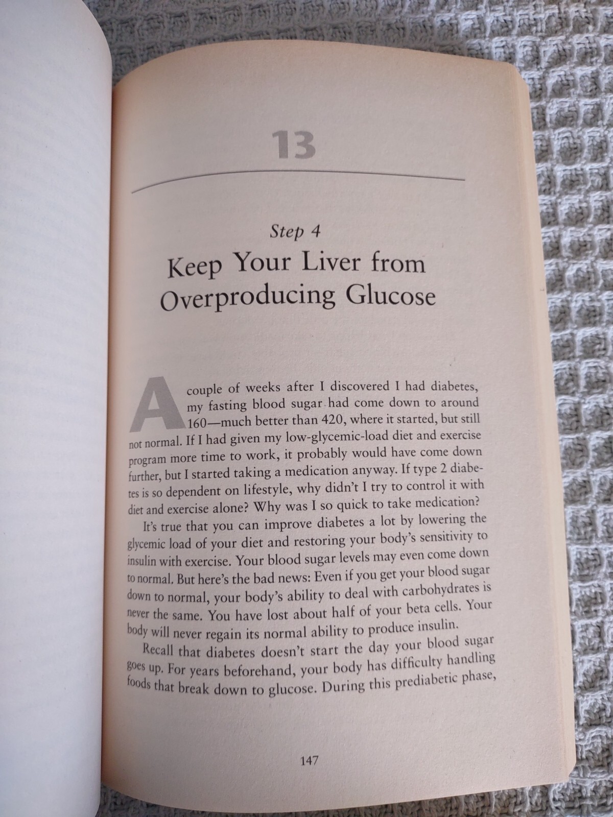 The Low Glycemic Load Diabetes Solution Paperback Book.