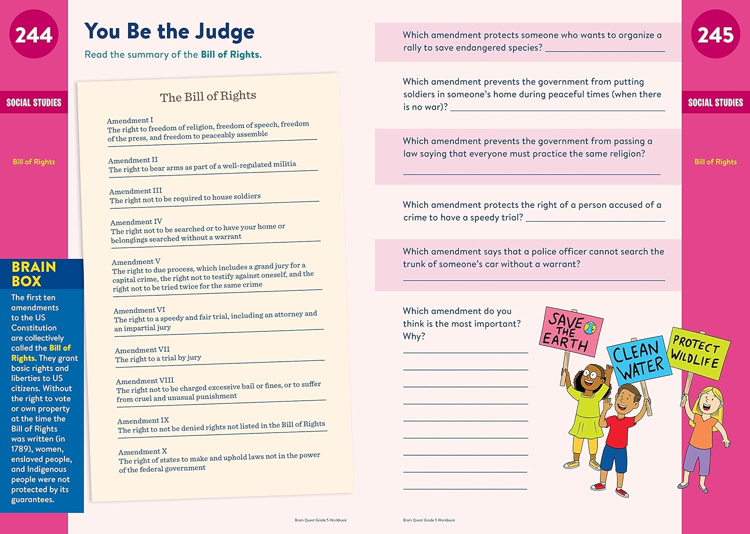 Brain Quest Workbook: 5th Grade Revised Edition