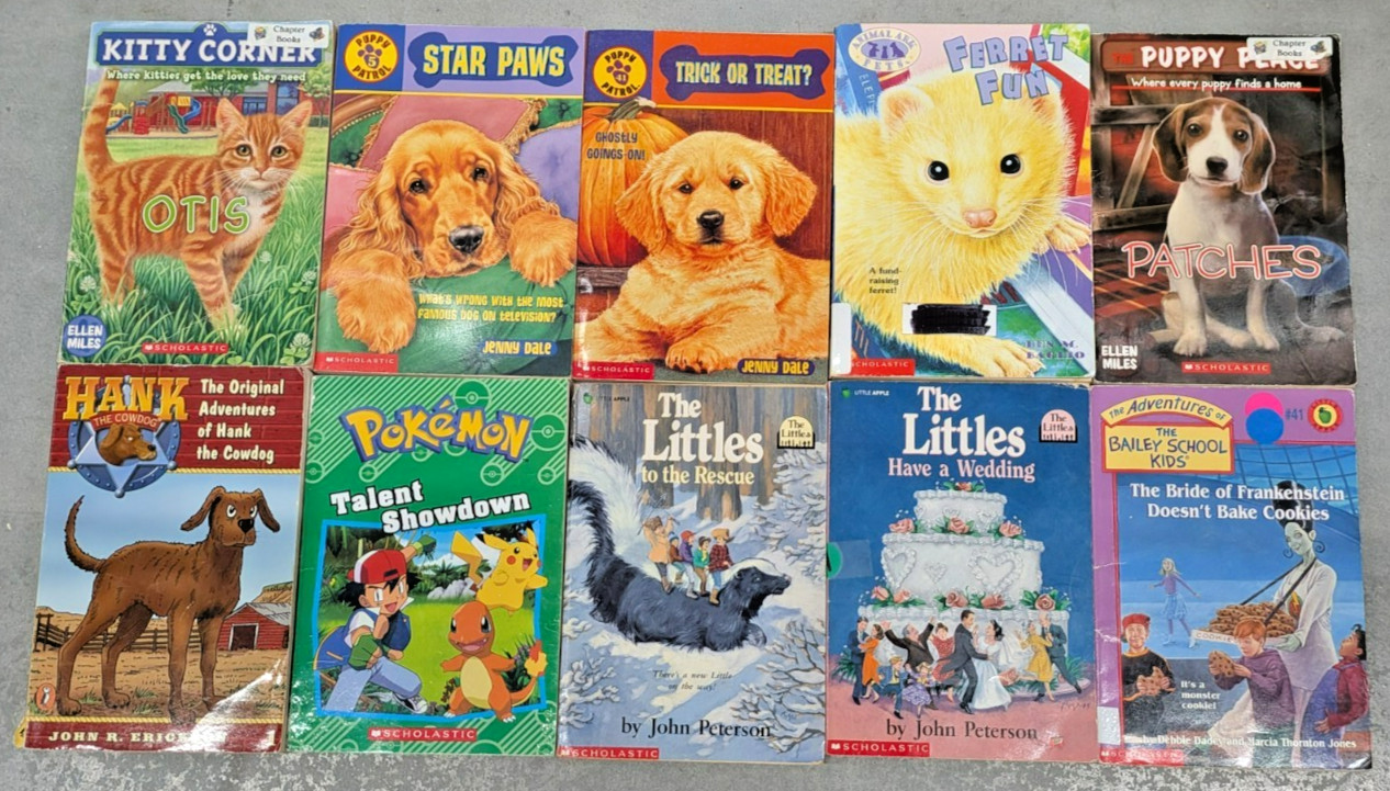Huge Lot of 50 Chapter Books Bulk Wholesale Paperback Boys Girls Free Shipping