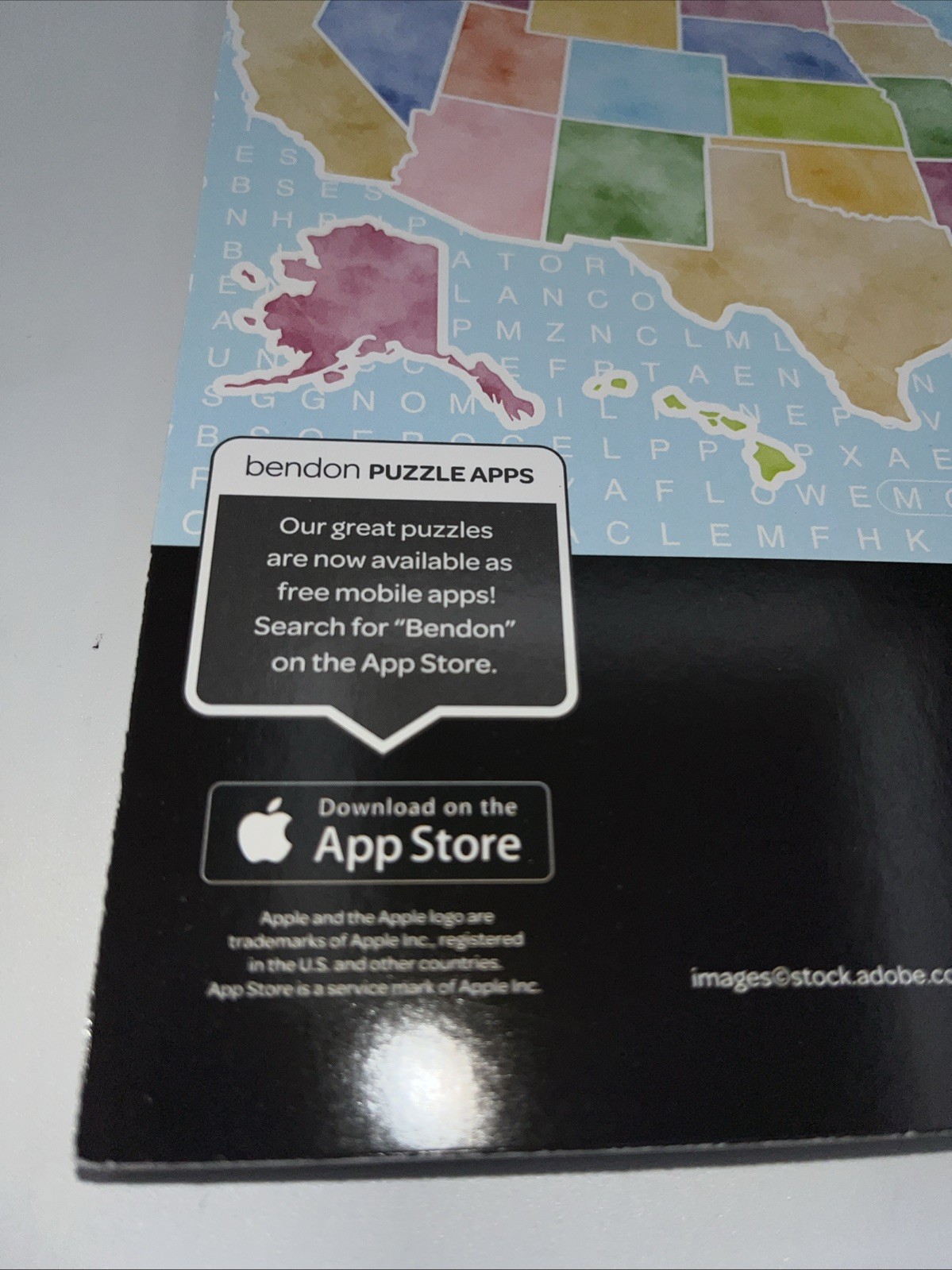 BENDON Fifty States Word Search Puzzle Book (Vol. 2)