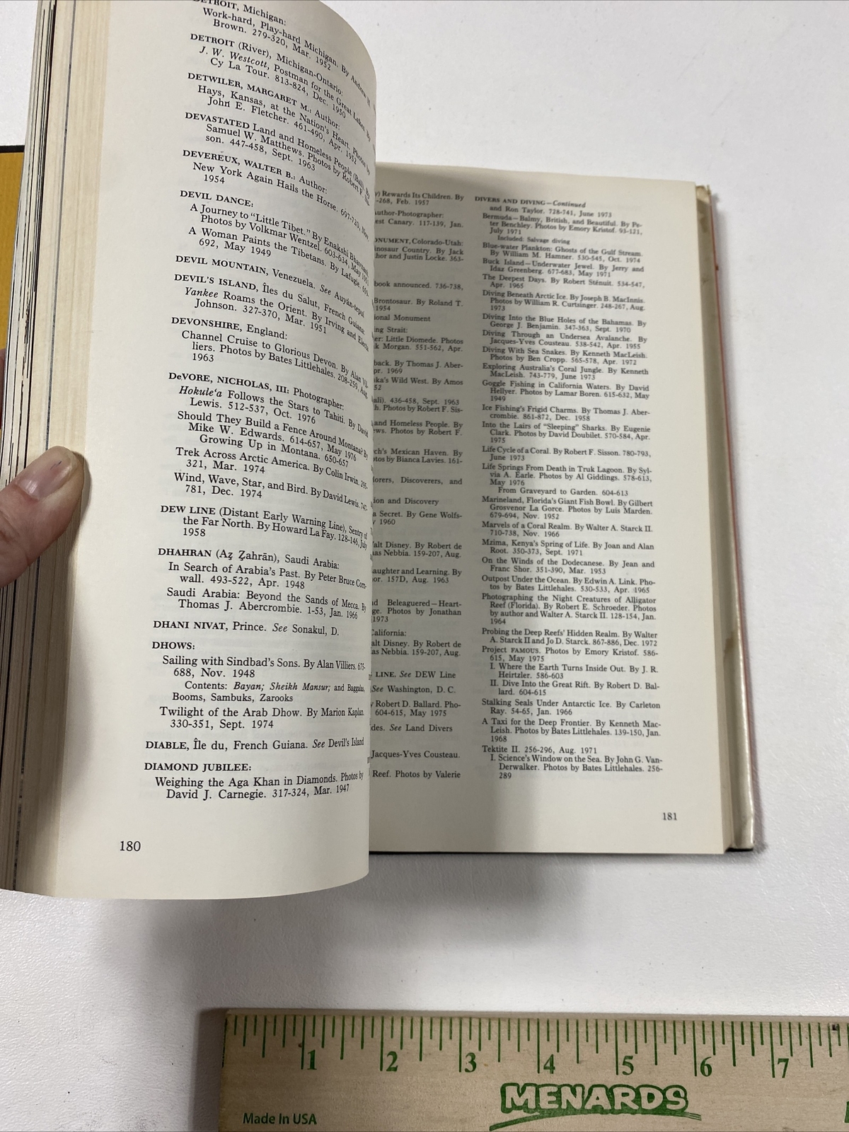 National Geographic Index – 1947-1976 (1977, Hardcover, Dust Jacket)