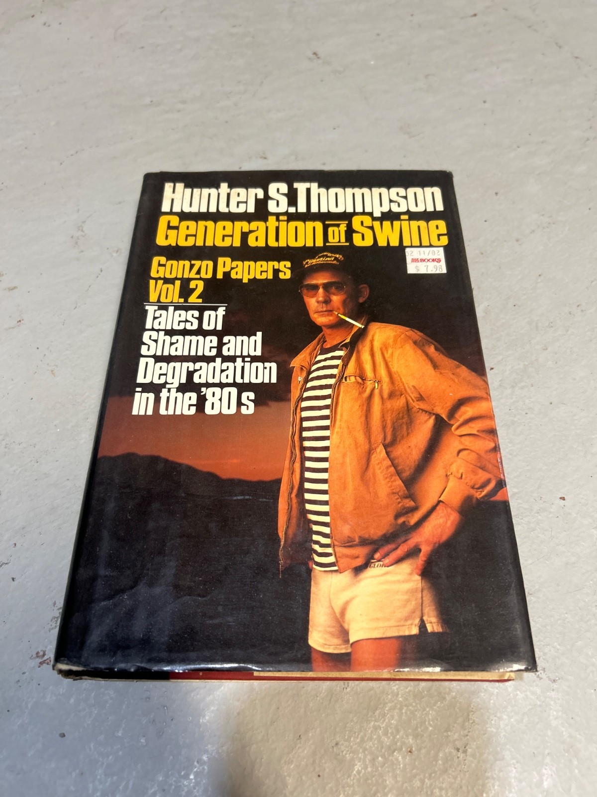 lot of 9 Hunter S Thompson books