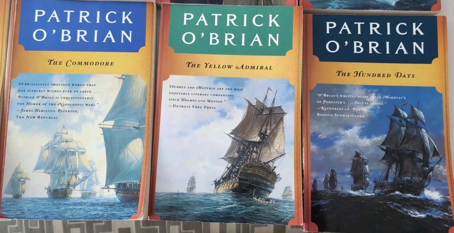 Lot Of 19 Patrick O’Brian,Norton Publishing, Paperback Books, No Vol. 2
