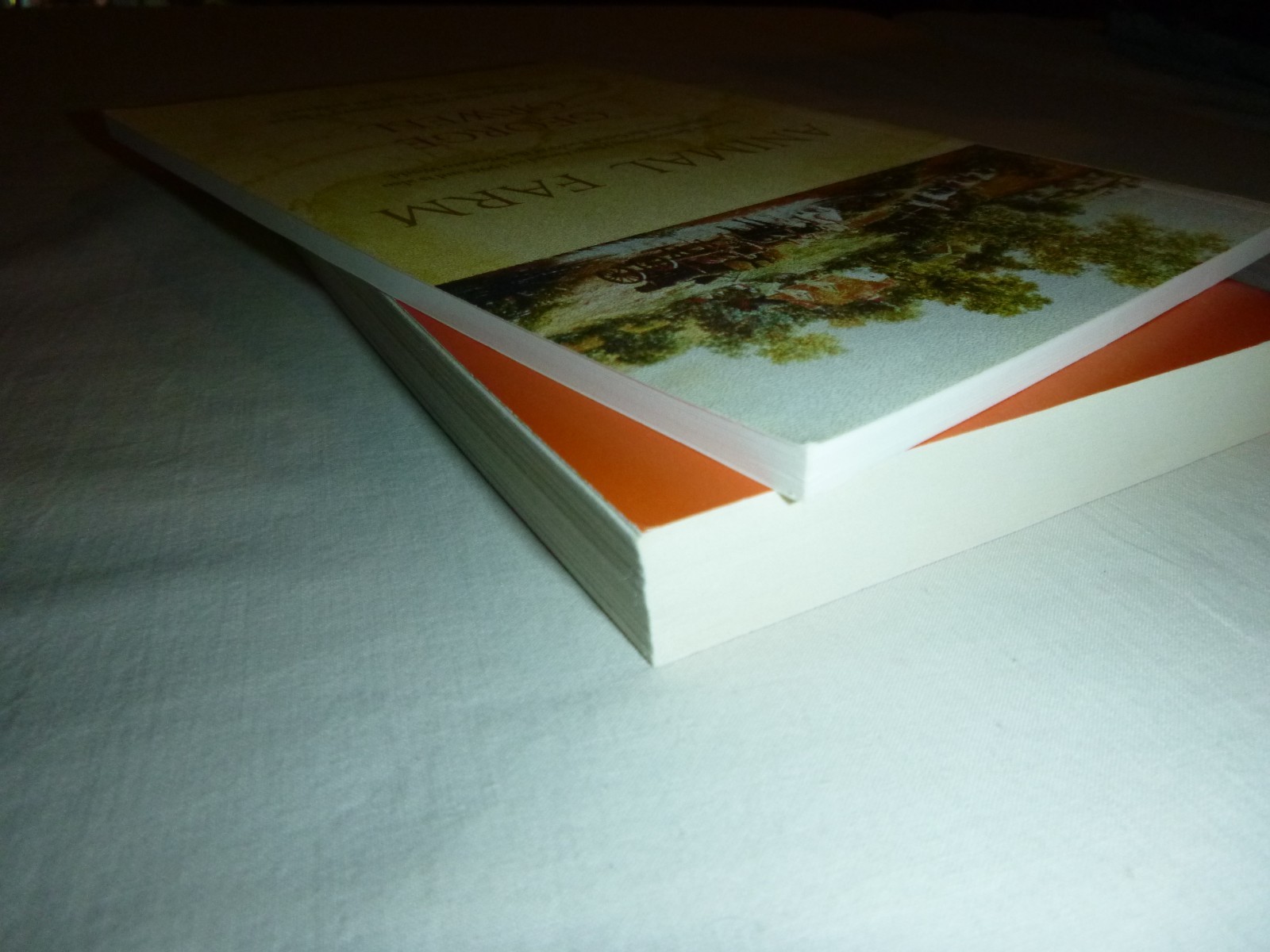 Lot of 2 Softcover Books by George Orwell – 1984 – Animal Farm : Like-New