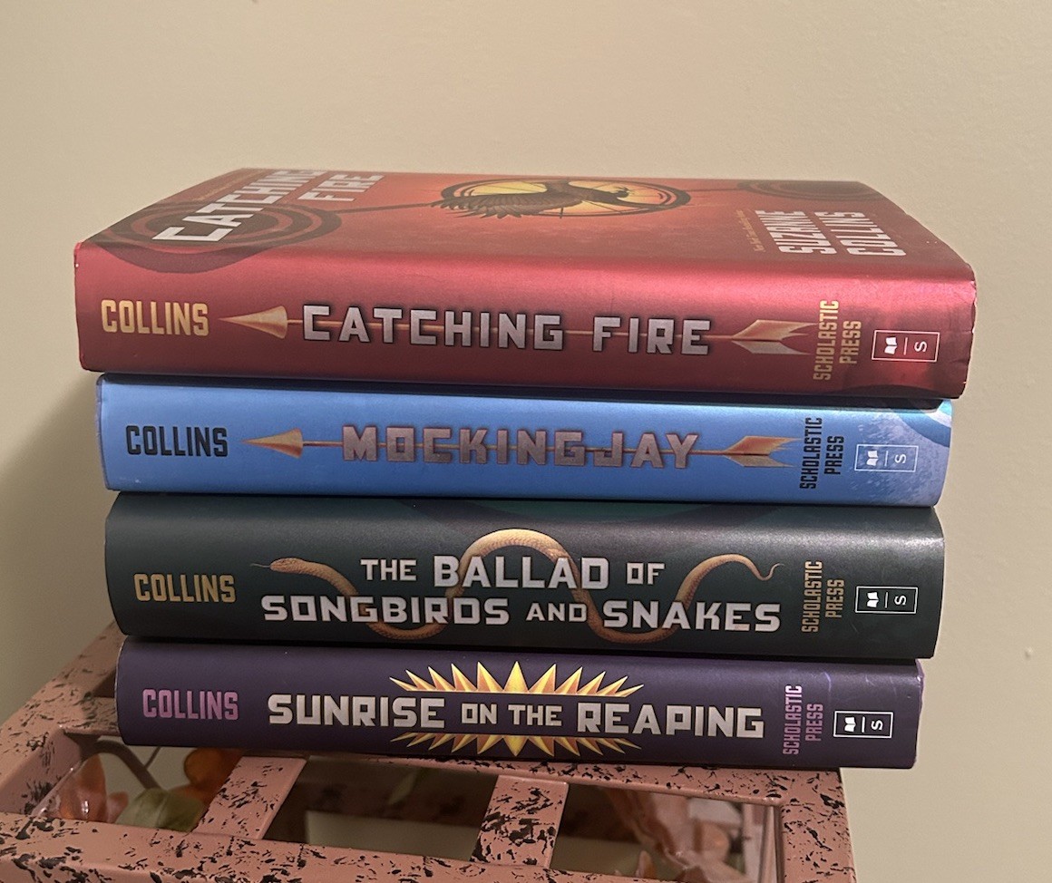 Hunger Games 4 Book Hardcover Lot Suzanne Collins Sunrise on the Reaping 1st Ed