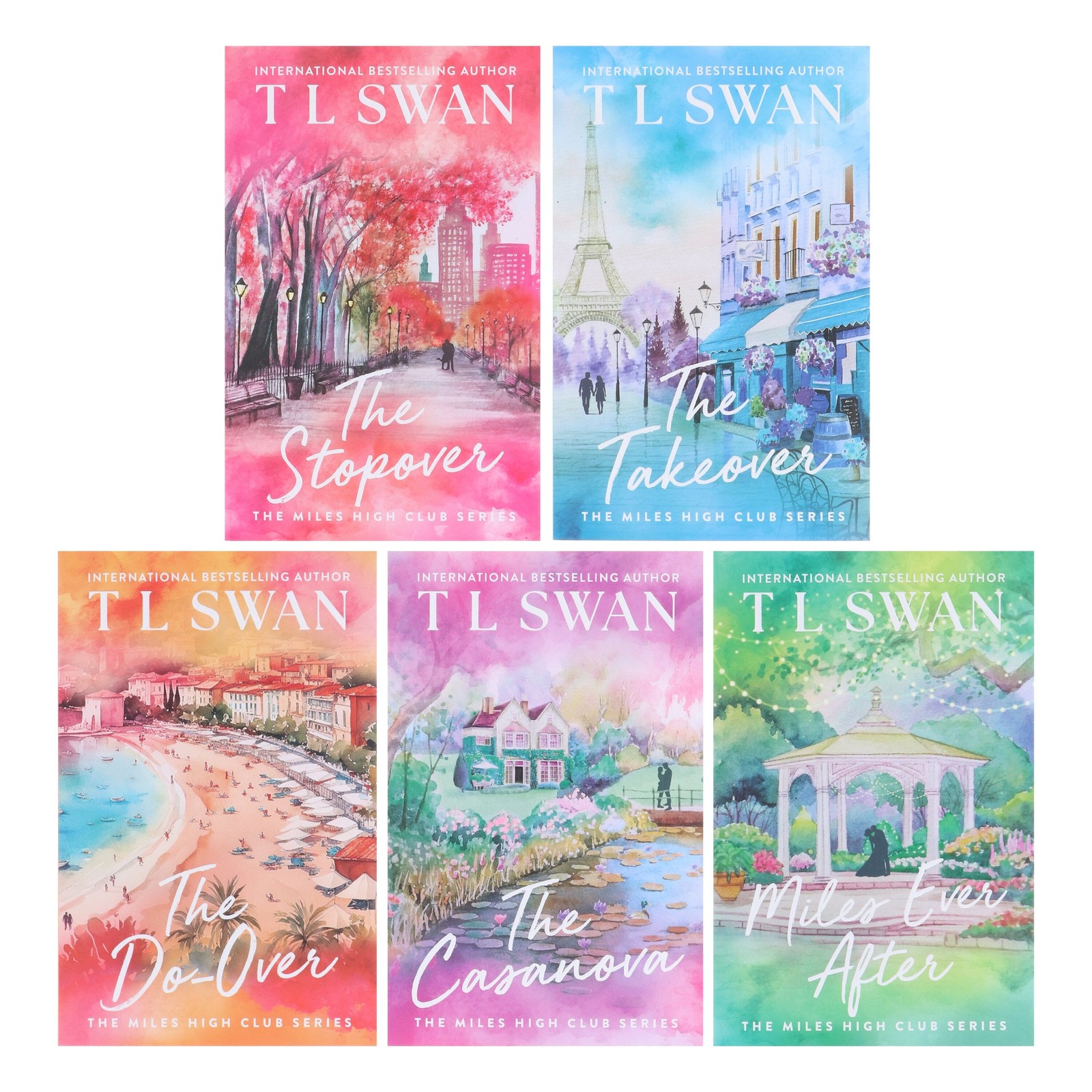 The Miles High Club Series by T L Swan 5 Books Set – Fic – PB