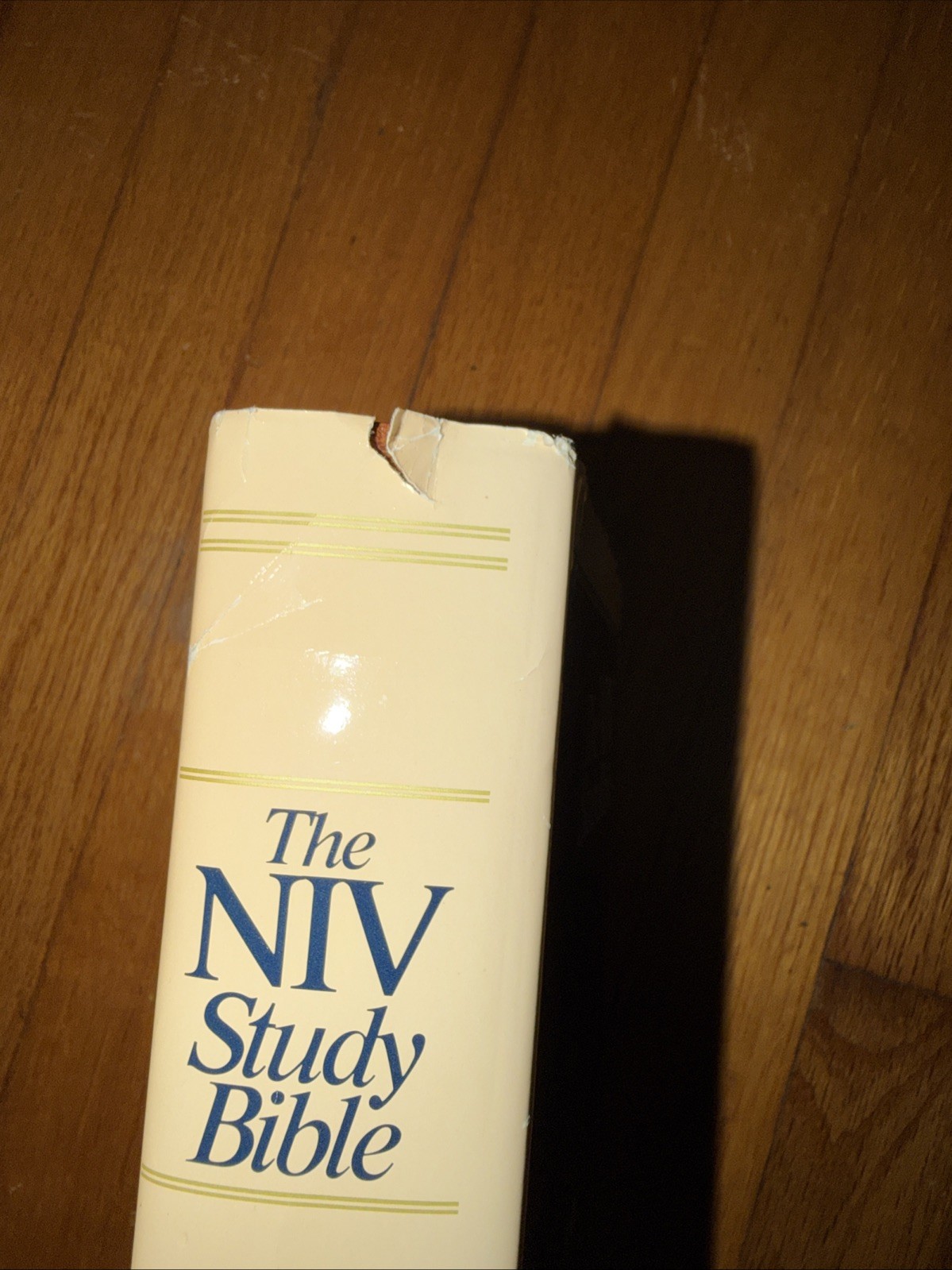 Zondervan NIV Study Bible Hardback Dust Jacket Cover Thumb Index Red Letter
