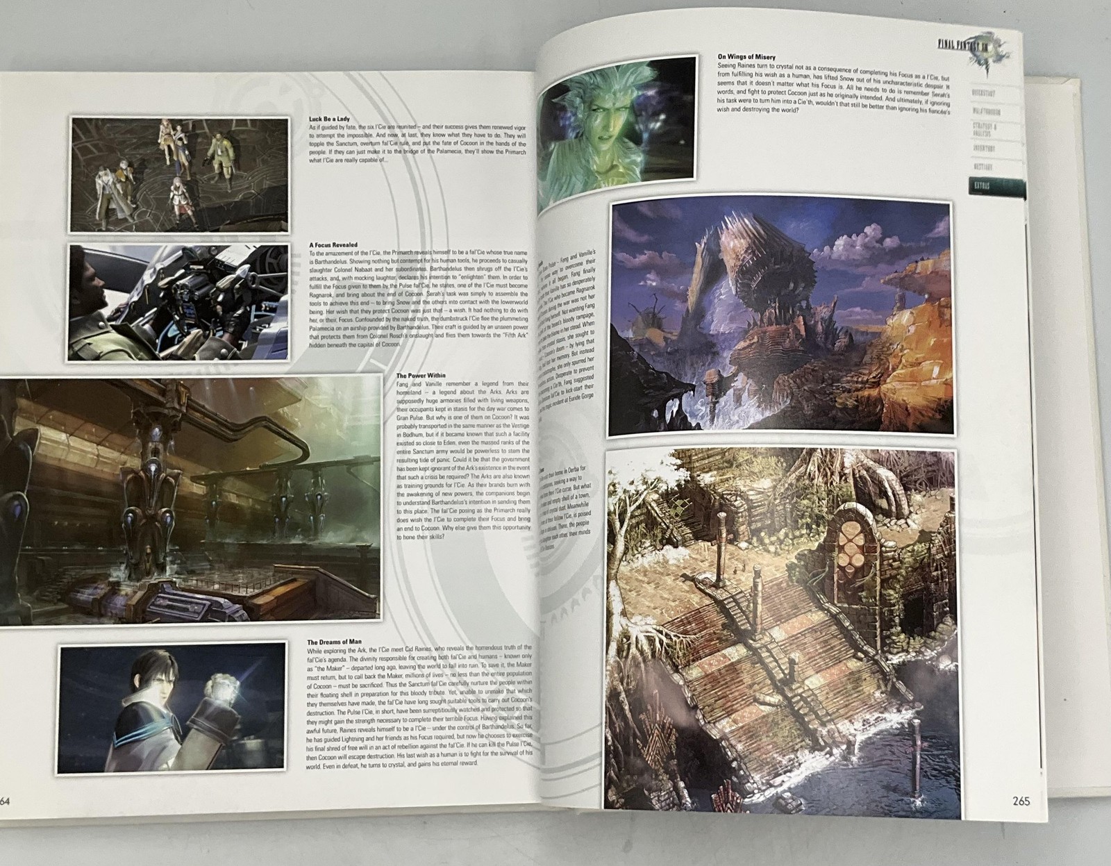 FINAL FANTASY XIII Square Enix Hardcover Illustrated Picture Book