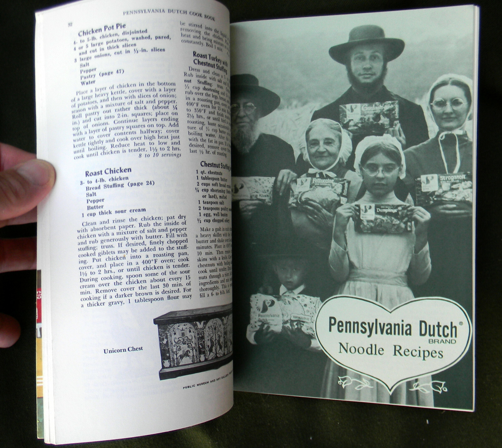 Pennsylvania DUTCH COOKBOOK of Fine Old Recipes, 62 pages