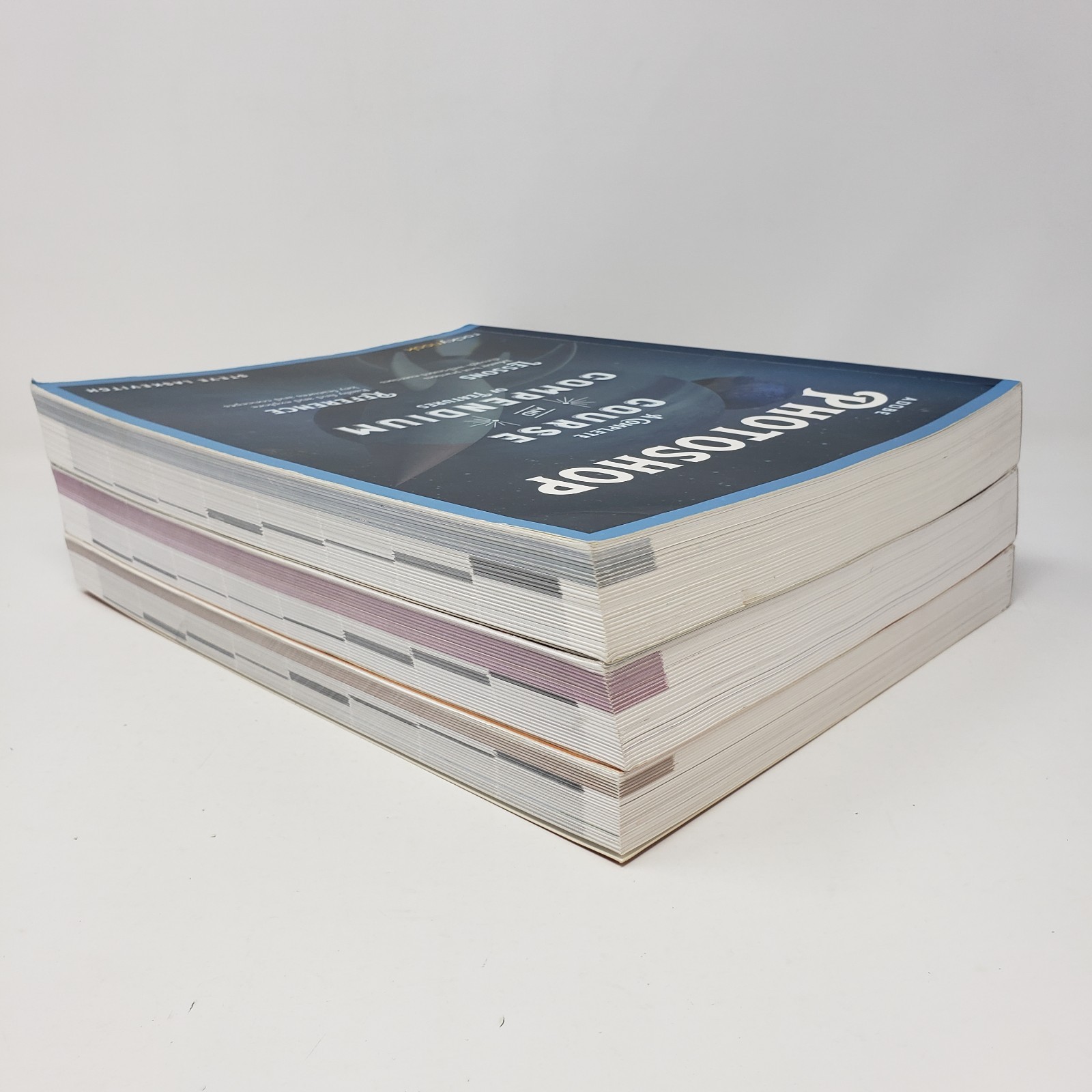 Adobe Course Books Lot of 3 (Illustrator, Photoshop, InDesign, PB, Rocky Nook)
