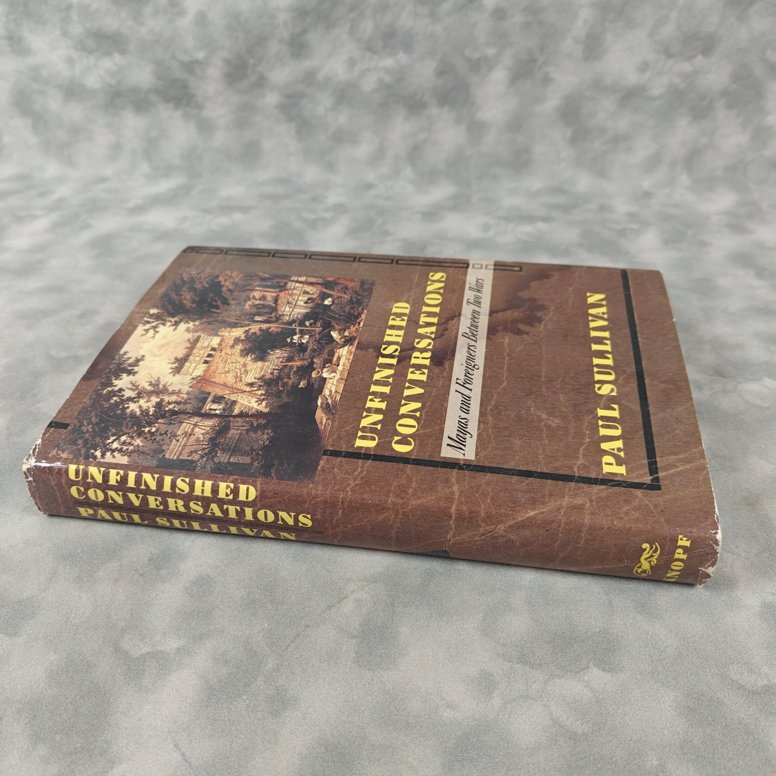 1989 Unfinished Conversations Paul Sullivan Hardcover w/DJ Mayas Yucatan Knopf