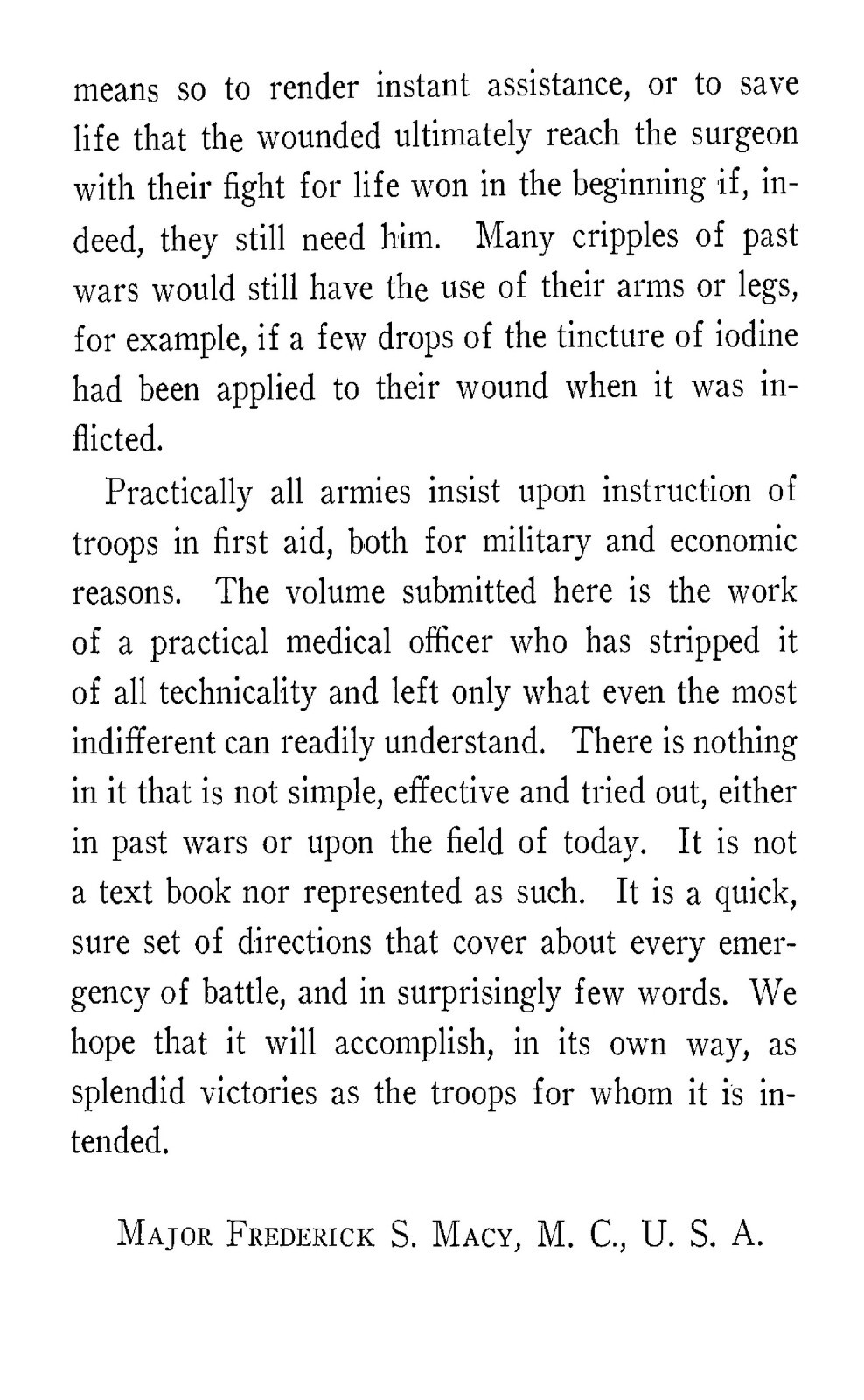 First Aid For The Trenches “1917” 92 Pages