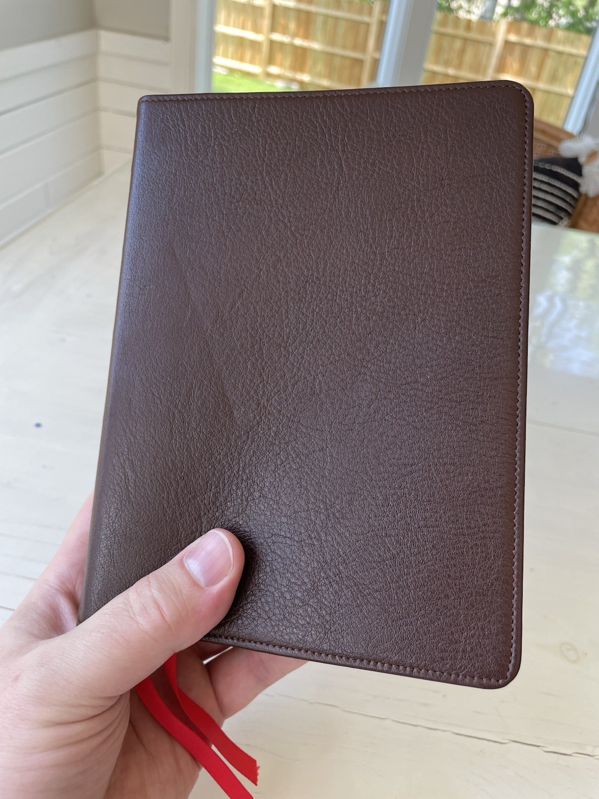 Rare Cambridge NKJV Clarion Bible Pilot Binding, Brown Edge-Lined Calfskin!