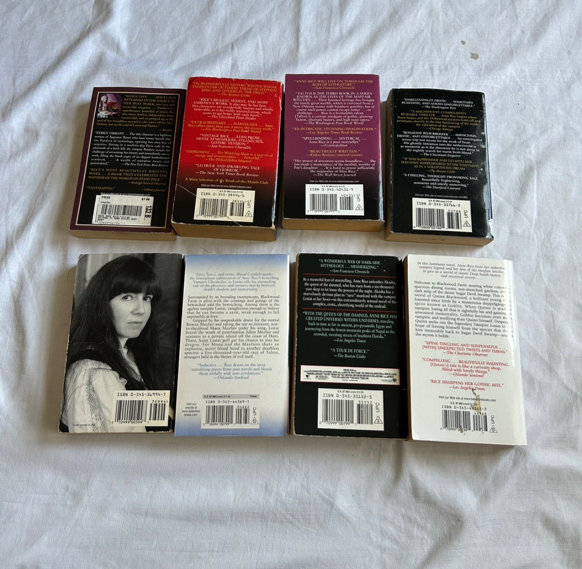 Lot of 8 Anne Rice Horror Fantasy Books Vampire Chronicles Witching Hour