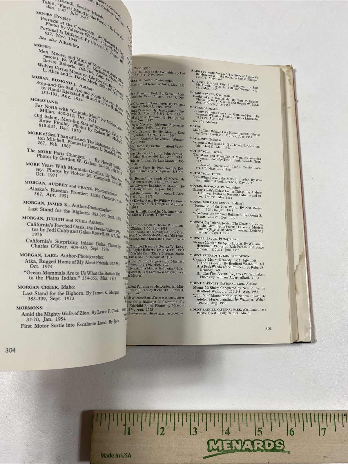 National Geographic Index – 1947-1976 (1977, Hardcover, Dust Jacket)