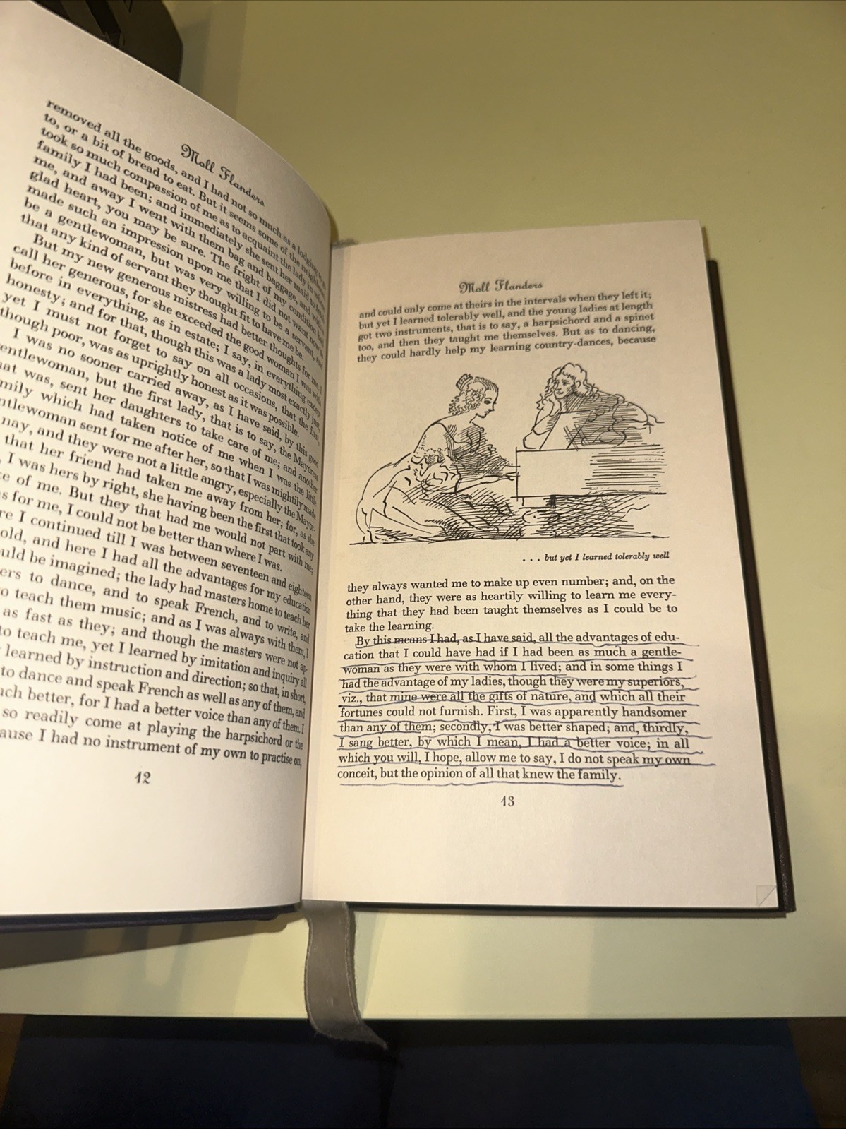 THE EASTON PRESS MOLL FLANDERS DANIEL DEFOE HC COLLECTIBLE DECOR BOOK S8