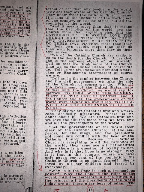 Making America Catholic Book~1925~Roman Catholic Conspiracy?~Vatican Jesuits~NWO