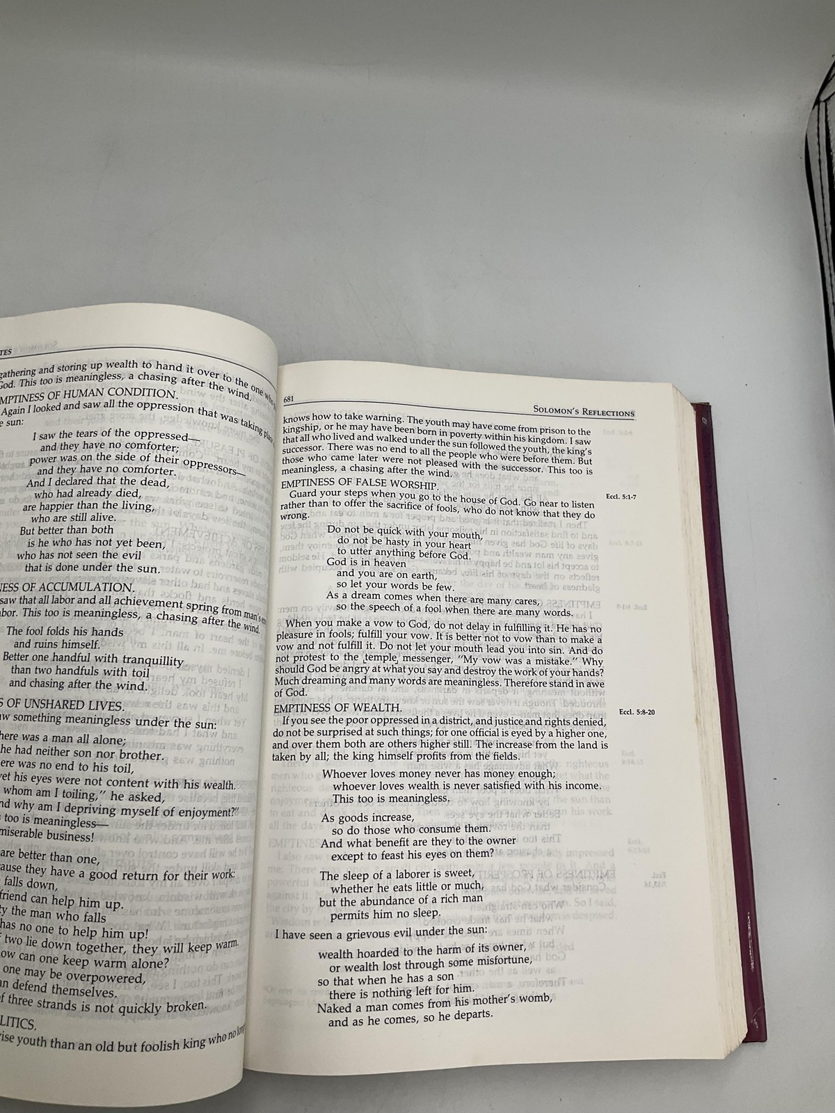 Vintage The Narrated Bible F. Lagard Smith 1984 Hardcover Maroon Signed DJ