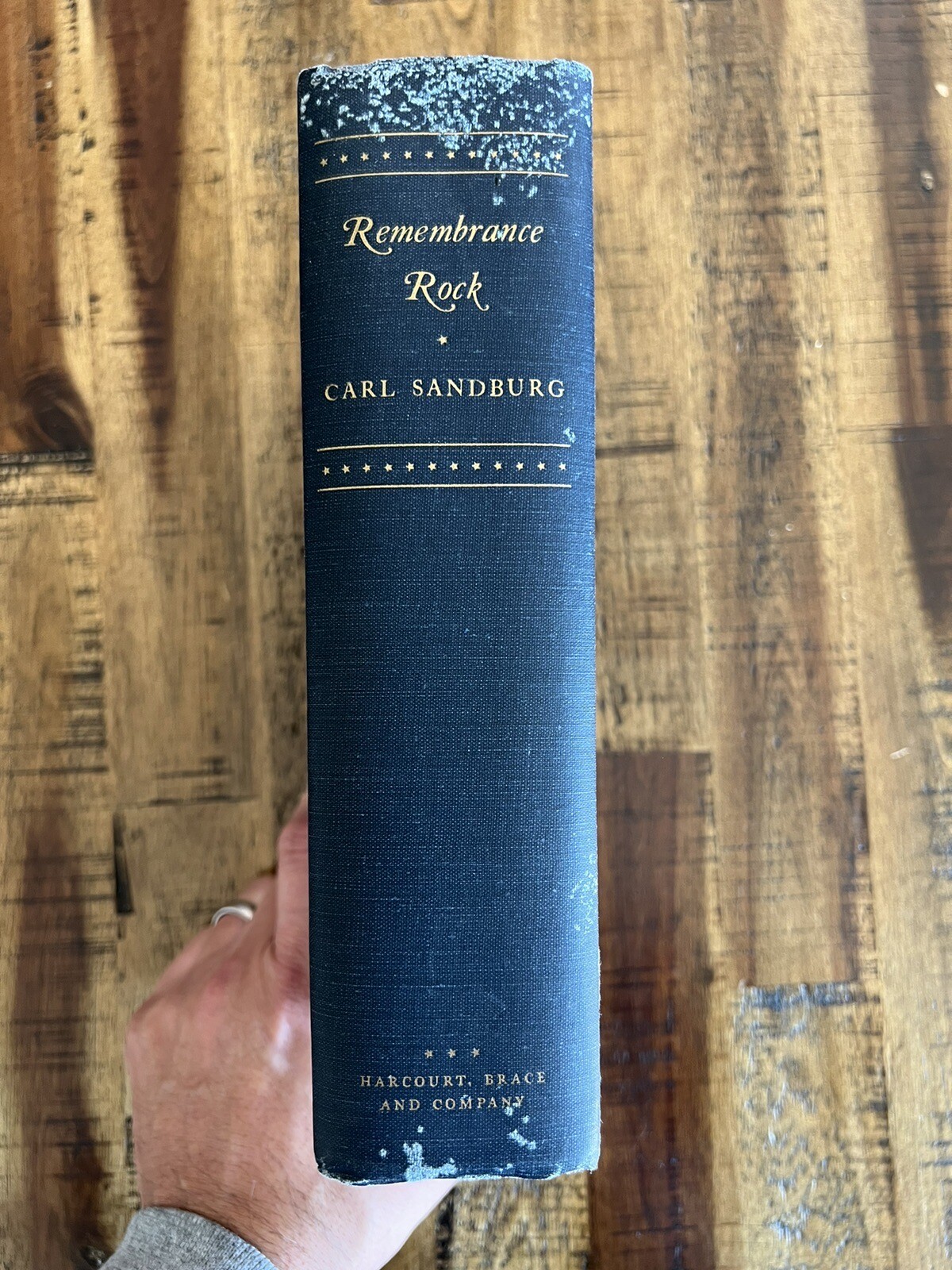Remembrance Rock Carl Sandburg 1948 HC First Regular Edition