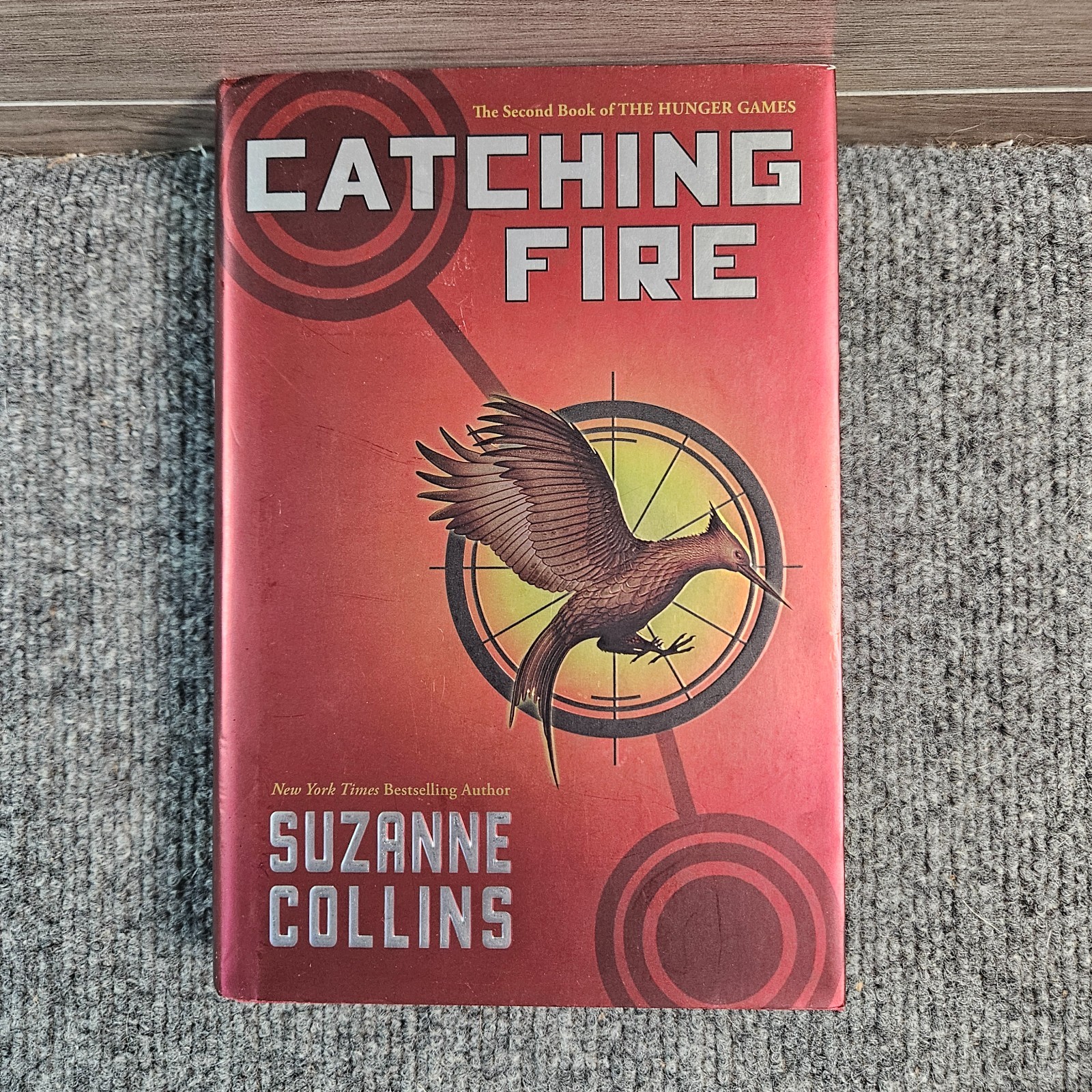 Suzanne Collins Catching Fire Hardcover Dust Jacket Hunger Games Book 2