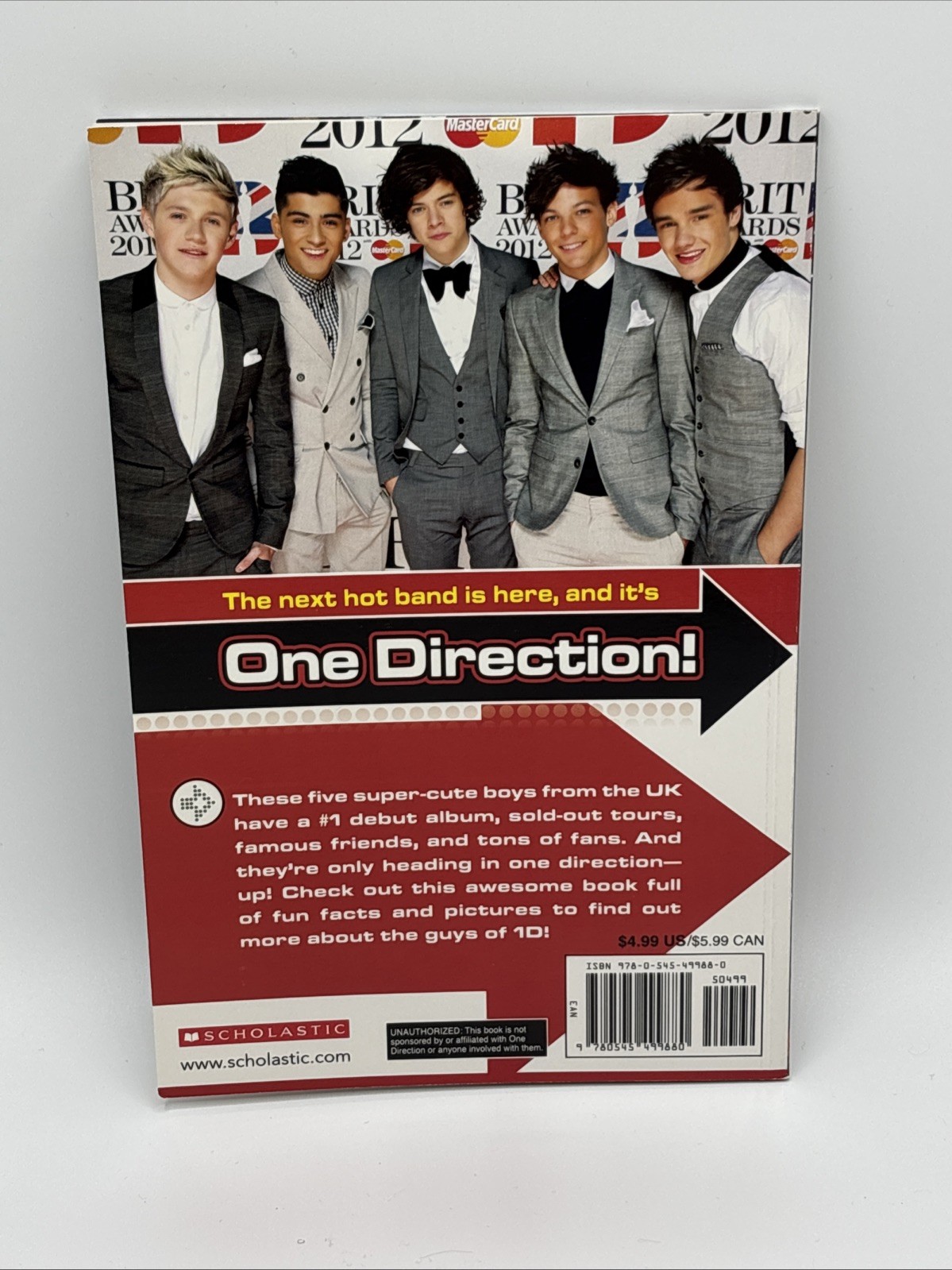 One Direction Book Lot 2 Scholastic Straight to the Top Superstars Hardcover