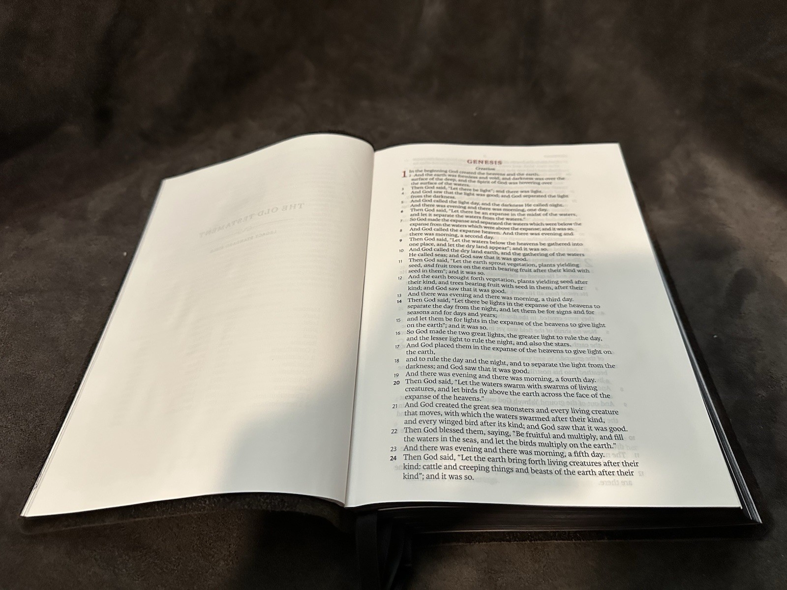 Lsb Bible 5 Solas Legacy Standard large print wide margin MacArthur Leather