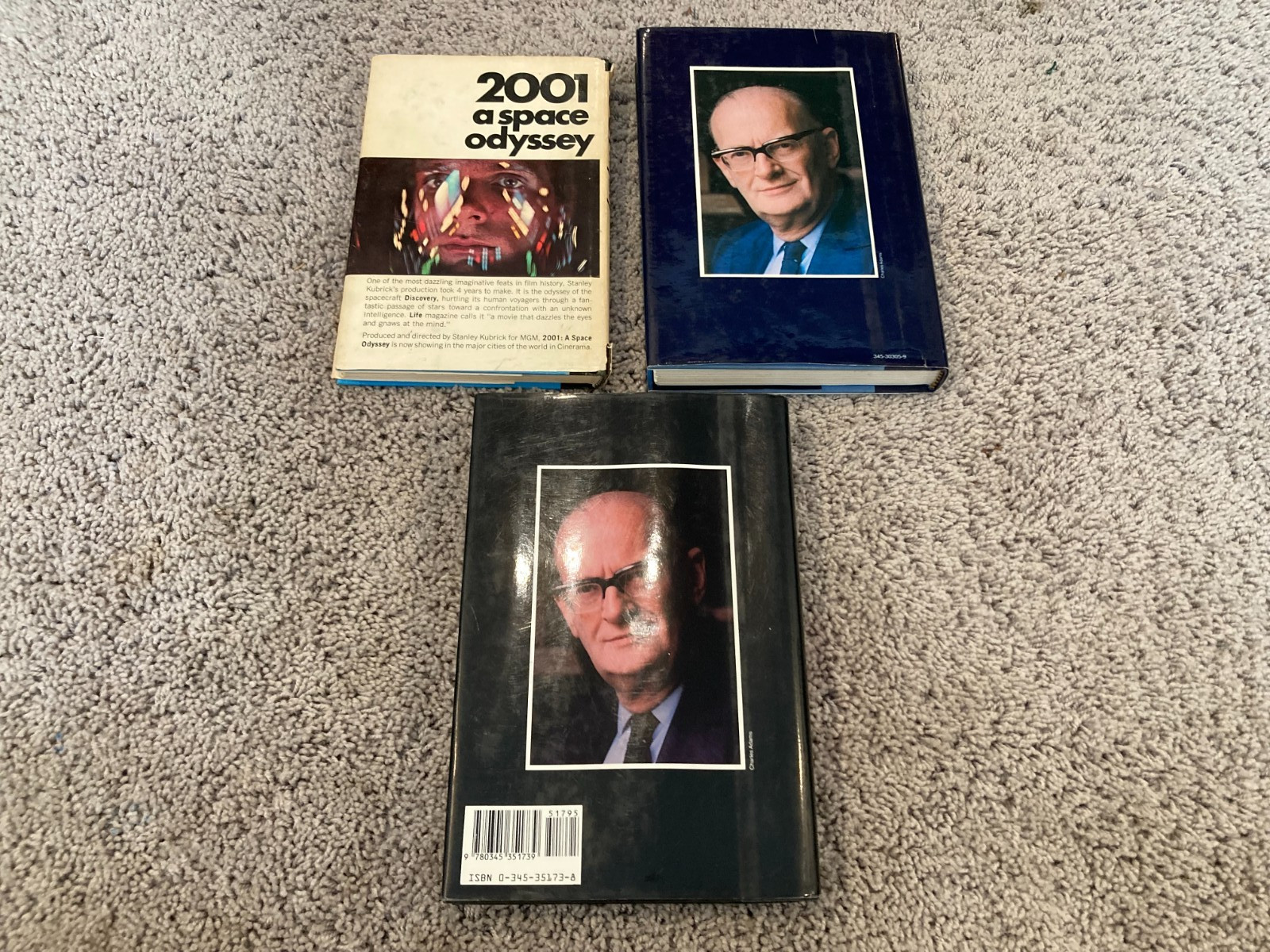 Arthur C Clarke Lot 2001 2010 2061 Space Odyssey HC/DJ Sci-Fi Books