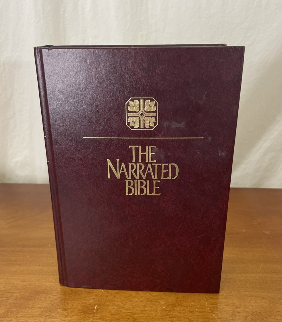 Narrated Bible in Chronological Order by F. LaGard Smith 1984, Hardcover- Good