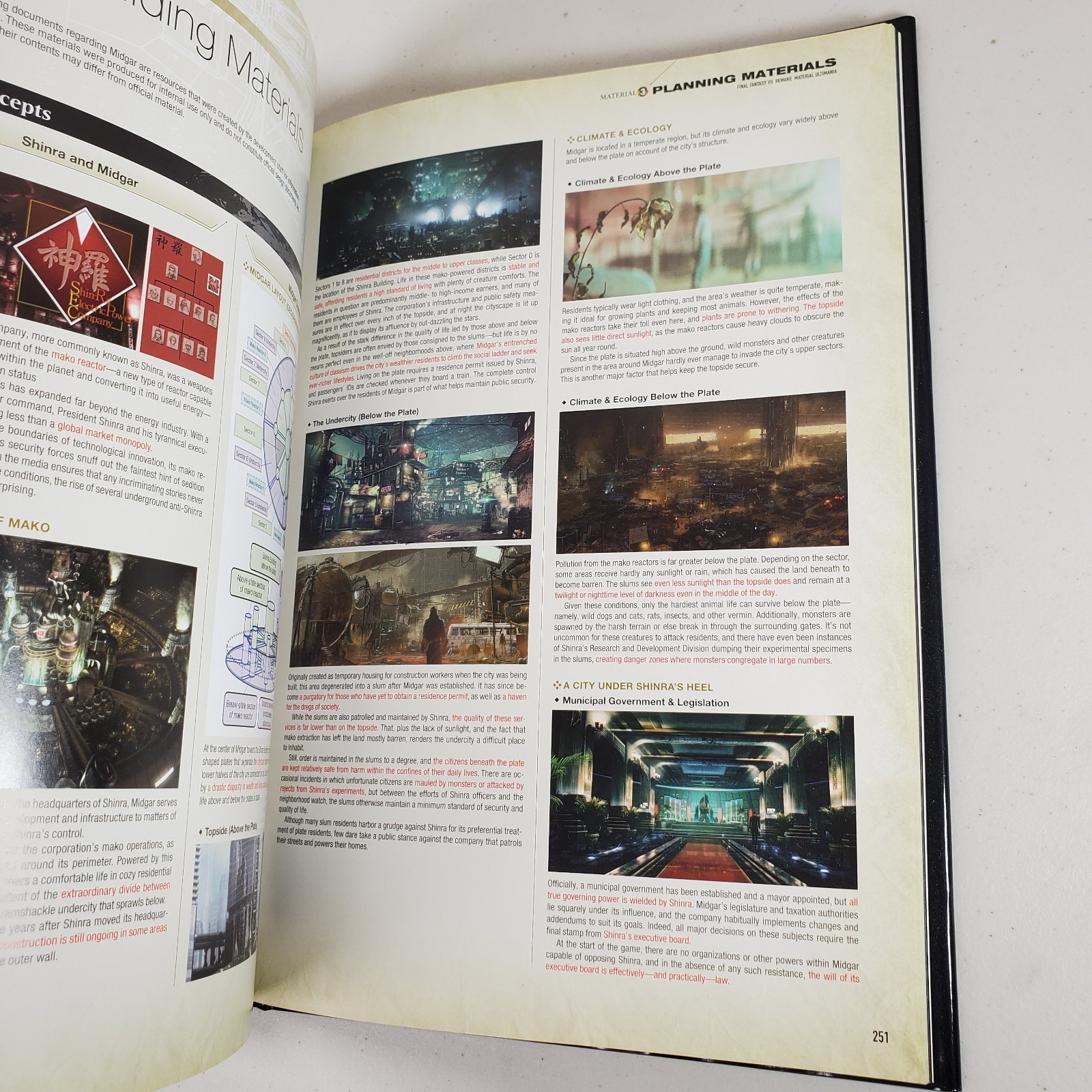 Final Fantasy VII Remake: Material Ultimania by Square Enix & Poster Book