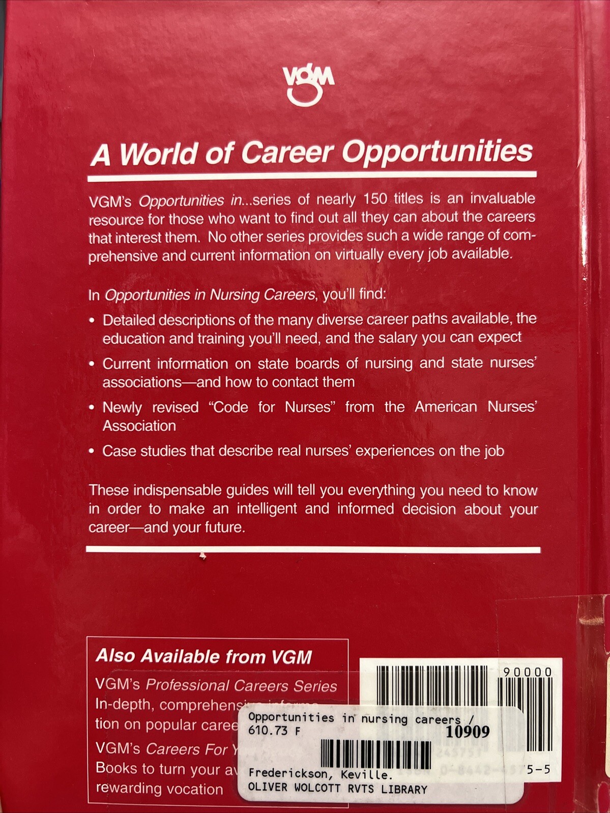 Opportunities in Gerontology Careers – Ellen Williams (1987, Hardcover