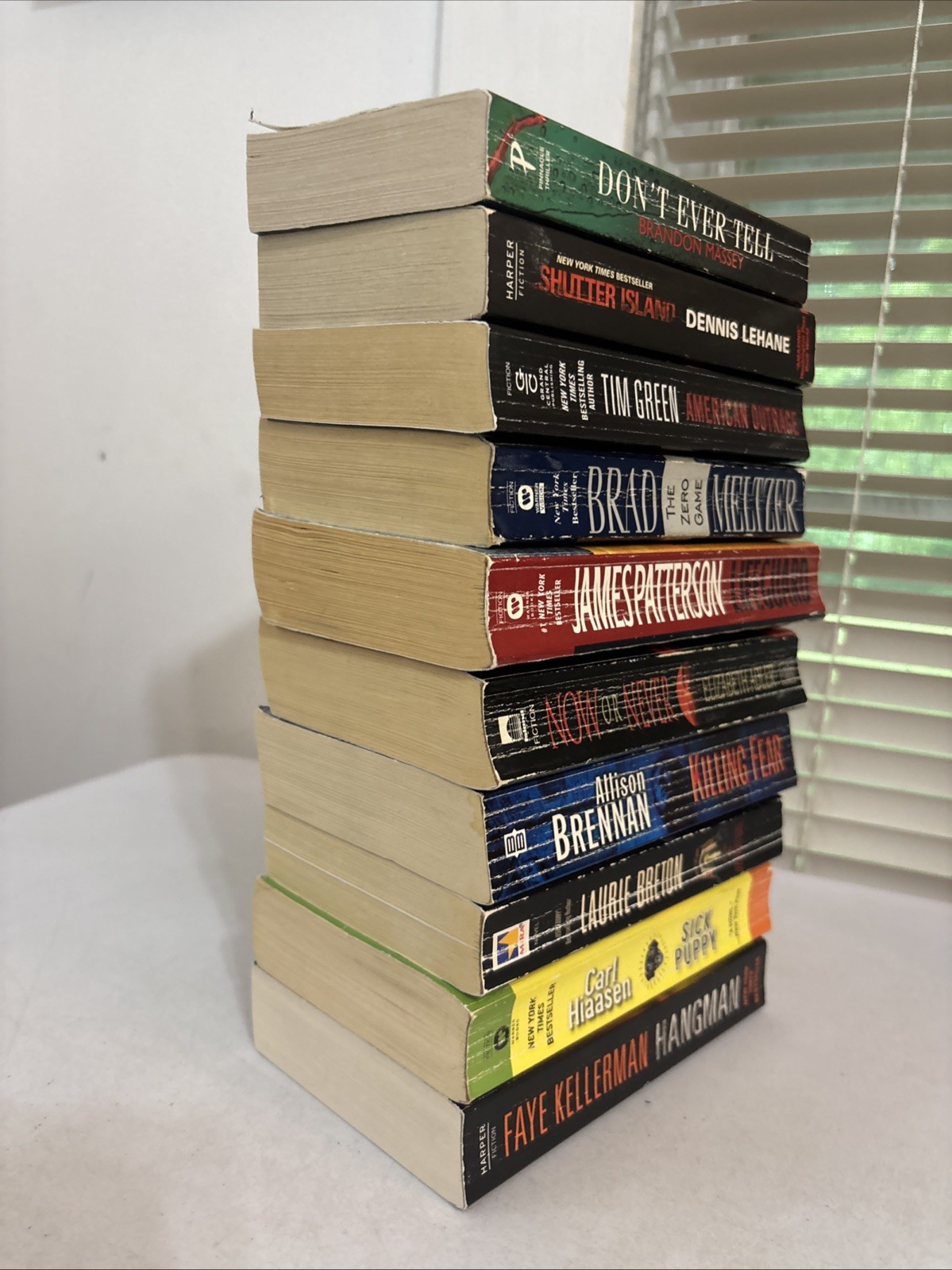 Lot of 10 – Mystery and Thrillers – Mixed Authors – FREE SHIPPING