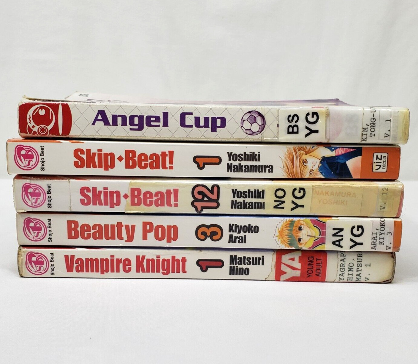 Girls Manga Lot Of 5 Graphic Novels Shojo Beat Paperback Bundle Viz Media Set