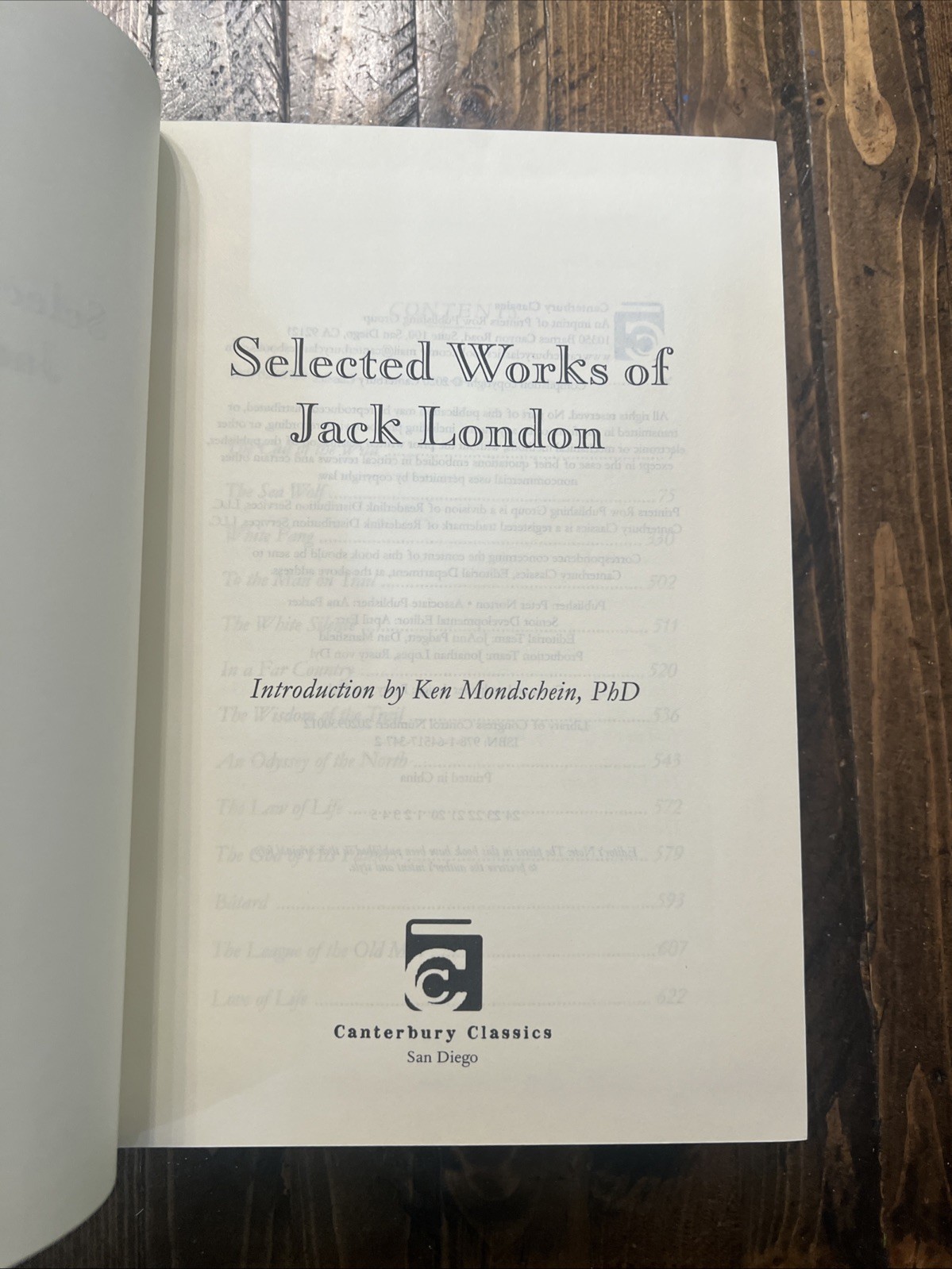 Selected Works of Jack London by Jack London Simulated Leather
