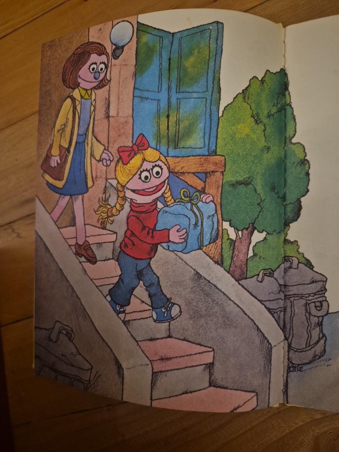 Show and Tell by Patricia Relf – 1980 Sesame Street Book Club Hardcover