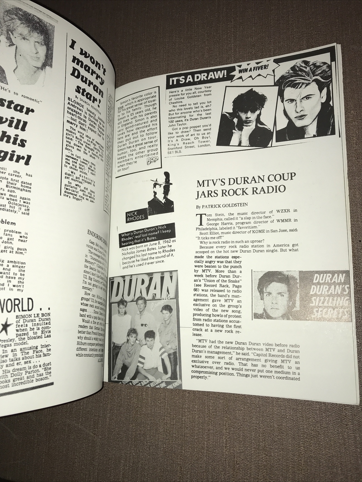 Vintage 80s Duran Duran Scrapbooks Volumes 2 & 3 Softcover Rare UK Editions