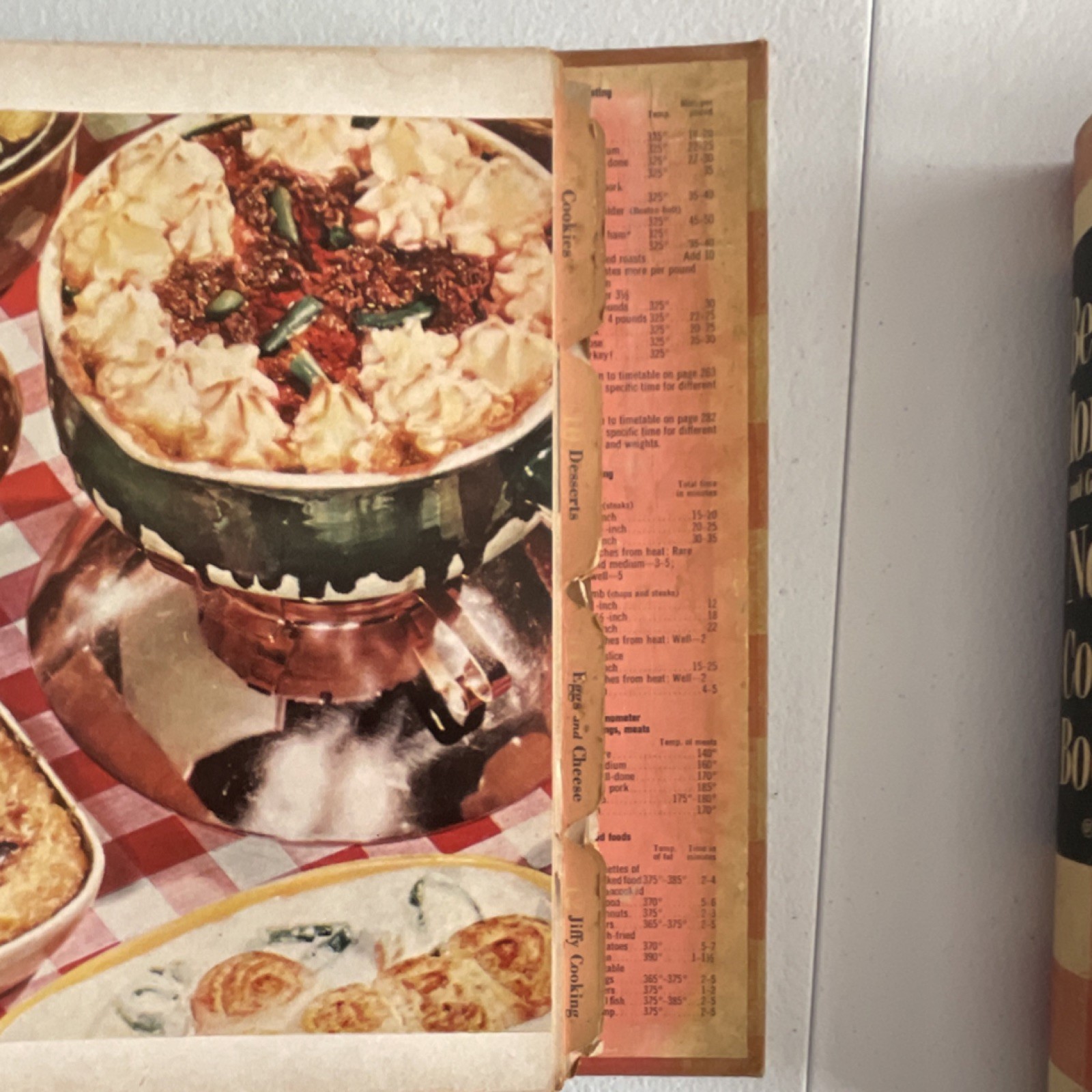 Vintage cookbook (1953) Better Homes and Gardens New Cook Book Ring/Wire Bound