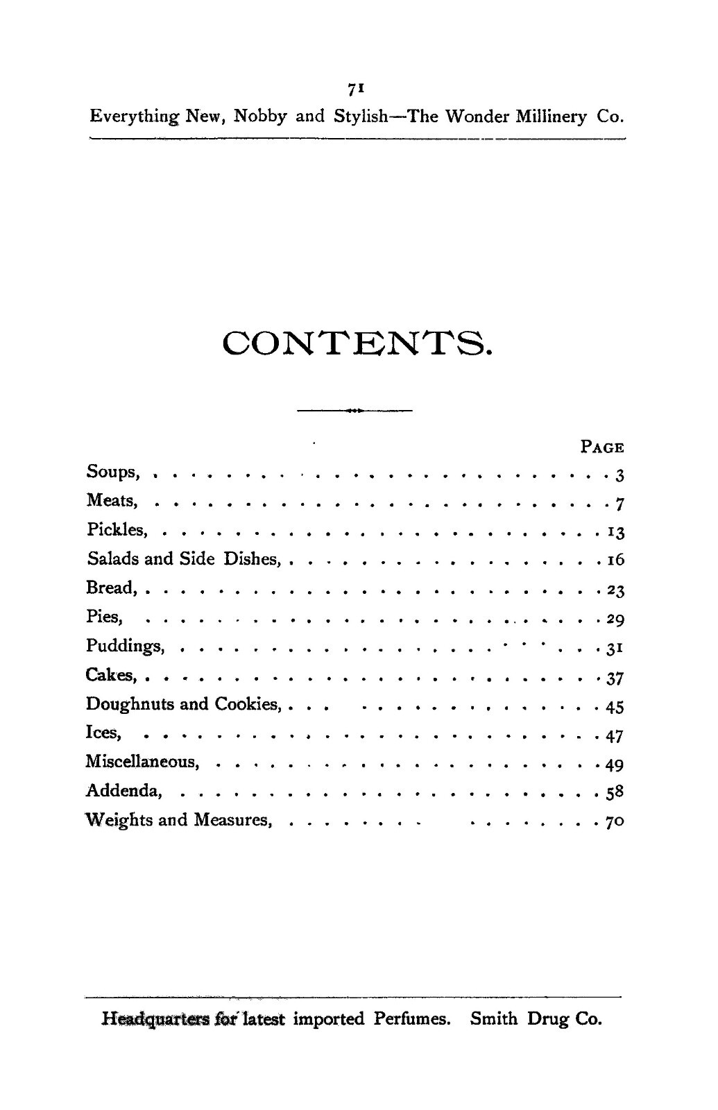 1905 Practical High Altitude Vintage Cook Book 75 Pages