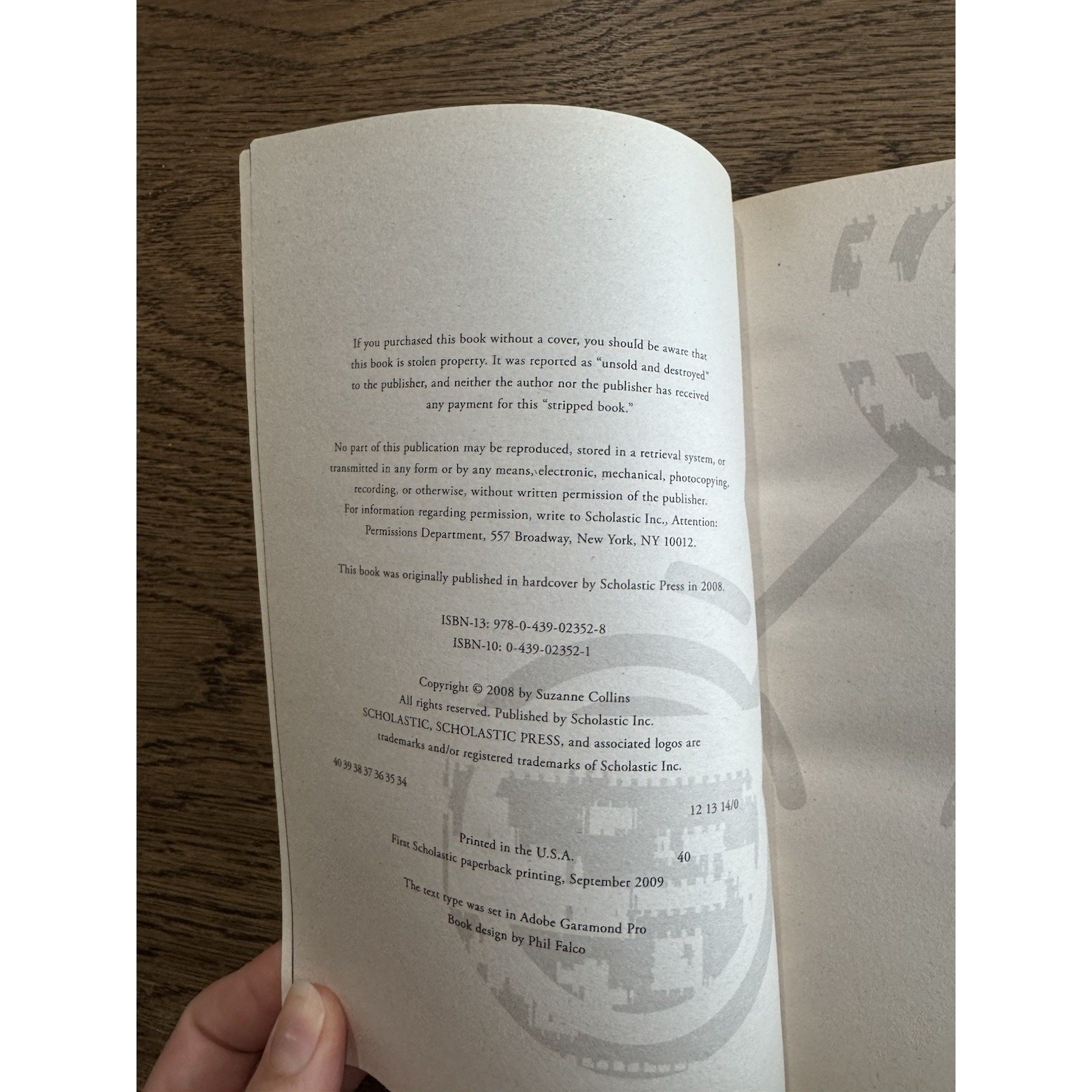 The Hunger Games World Book Night edition 2012 Rare Paperback Book Version