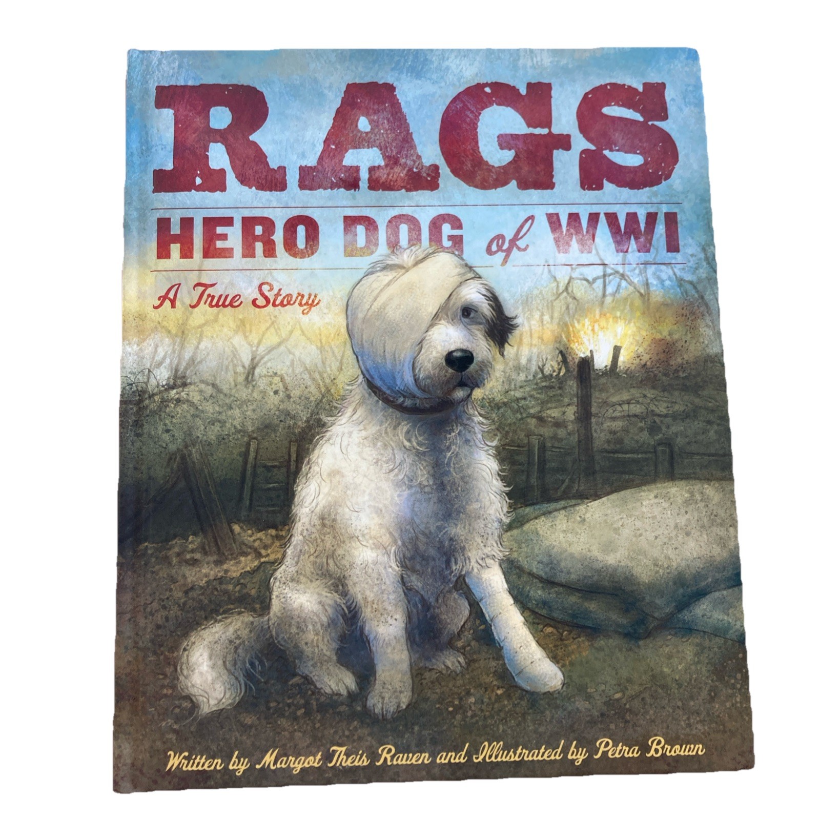 Rags: Hero Dog of WWI: A True Story, by Margot Theis Raven, Sleeping Bear Press