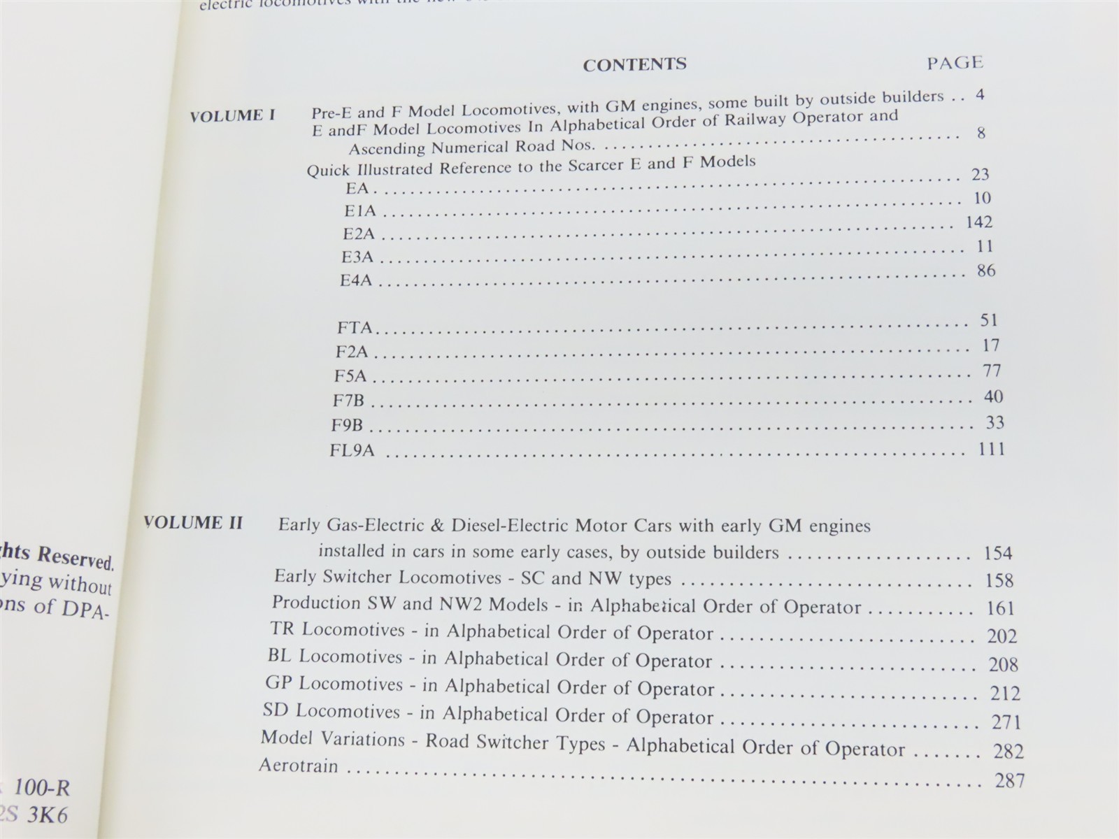 General Motors First Generation Diesel-Electric Locomotives Vol. 1 by Kerr ©1982