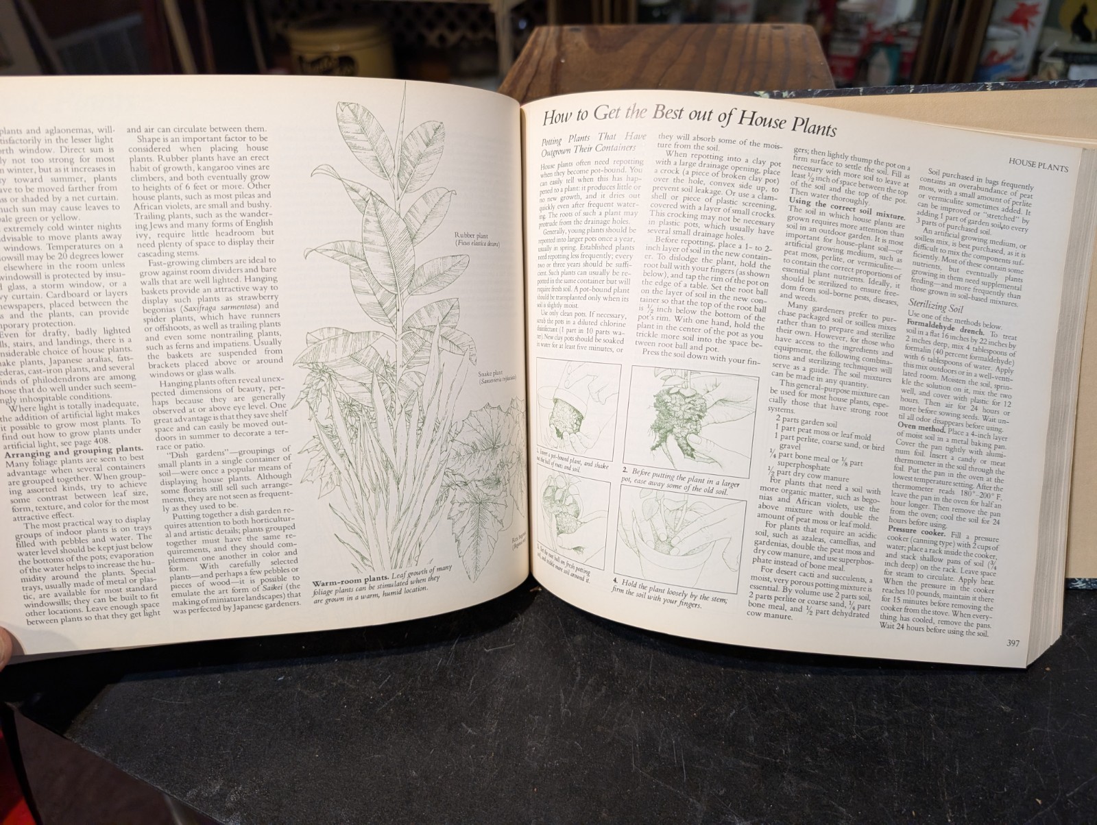 Original 1978 Reader’s Digest Illustrated Guide To Gardening 672 Pages