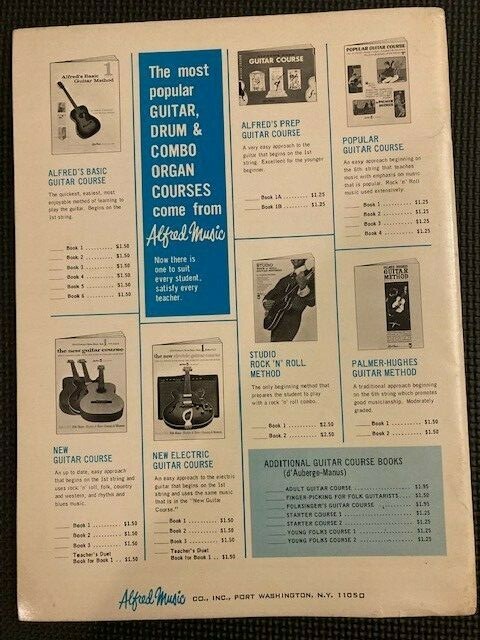 The New Guitar Course, Bk 1 by Alfred d’Auberge and Morton Manus 1966