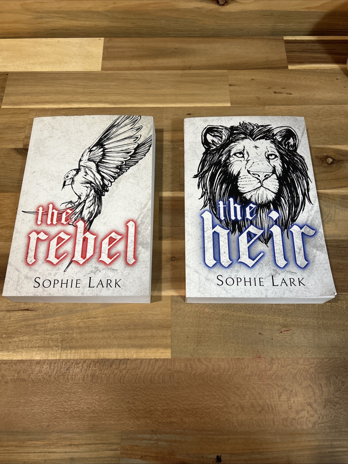 Sophie Lark The Rebel The Heir- Lot of 2 Paperbacks Wonderful Condition!!