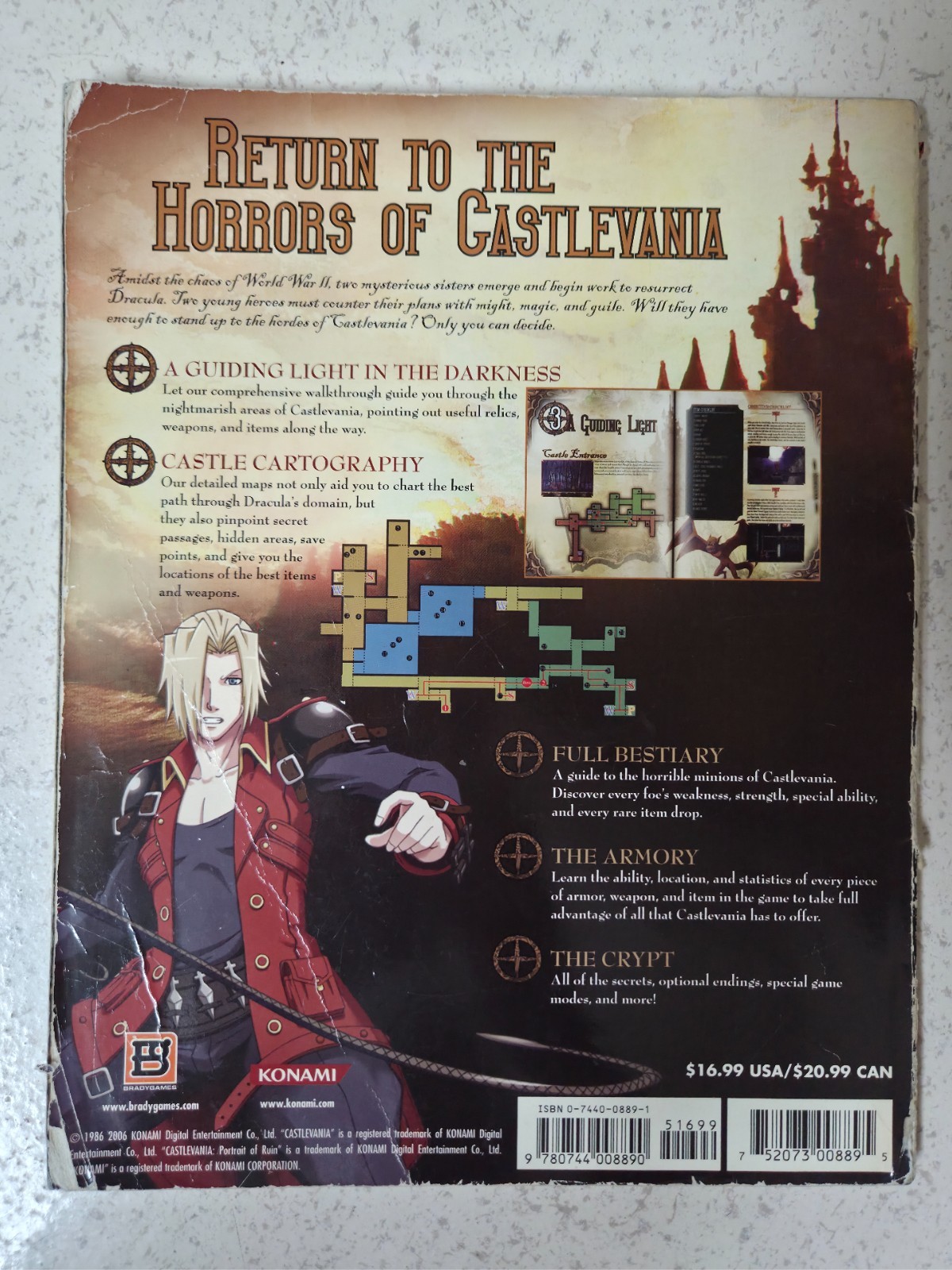 CASTLEVANIA: PORTRAIT OF RUIN BRADY GAMES STRATEGY GUIDE VERY RARE! CV POR