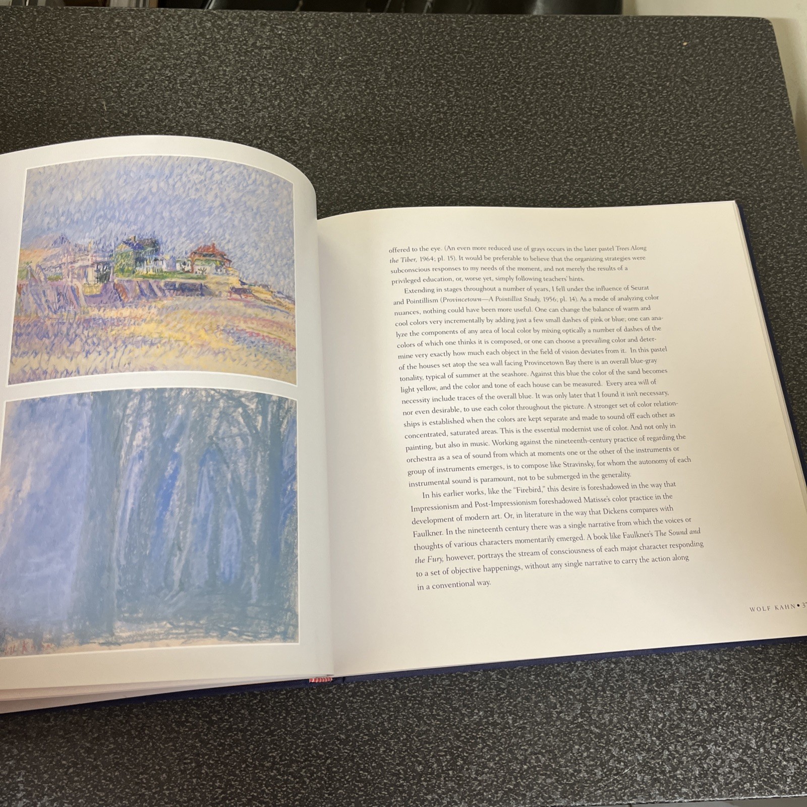 WOLF KAHN PASTELS Art Hardcover Book Harry N. Abrams 2000
