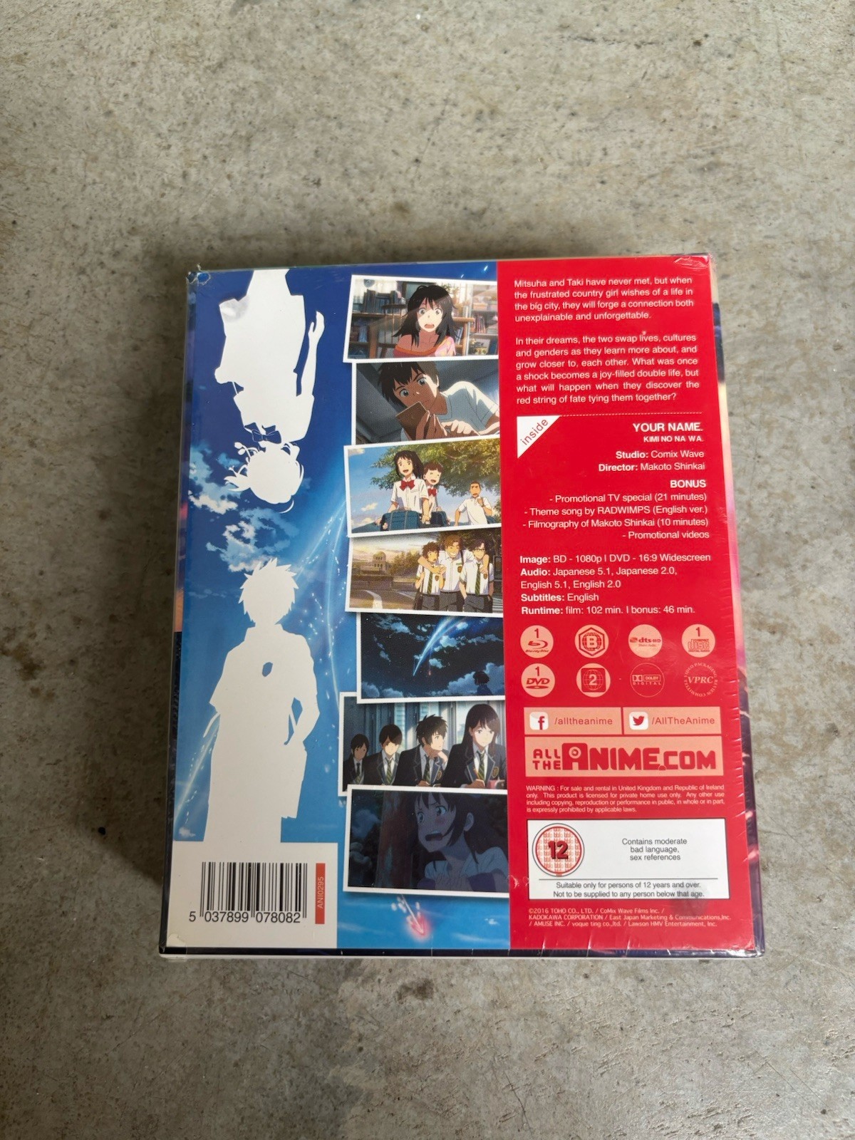 Your Name Makoto Shinkai Collector’s Edition Box Set
